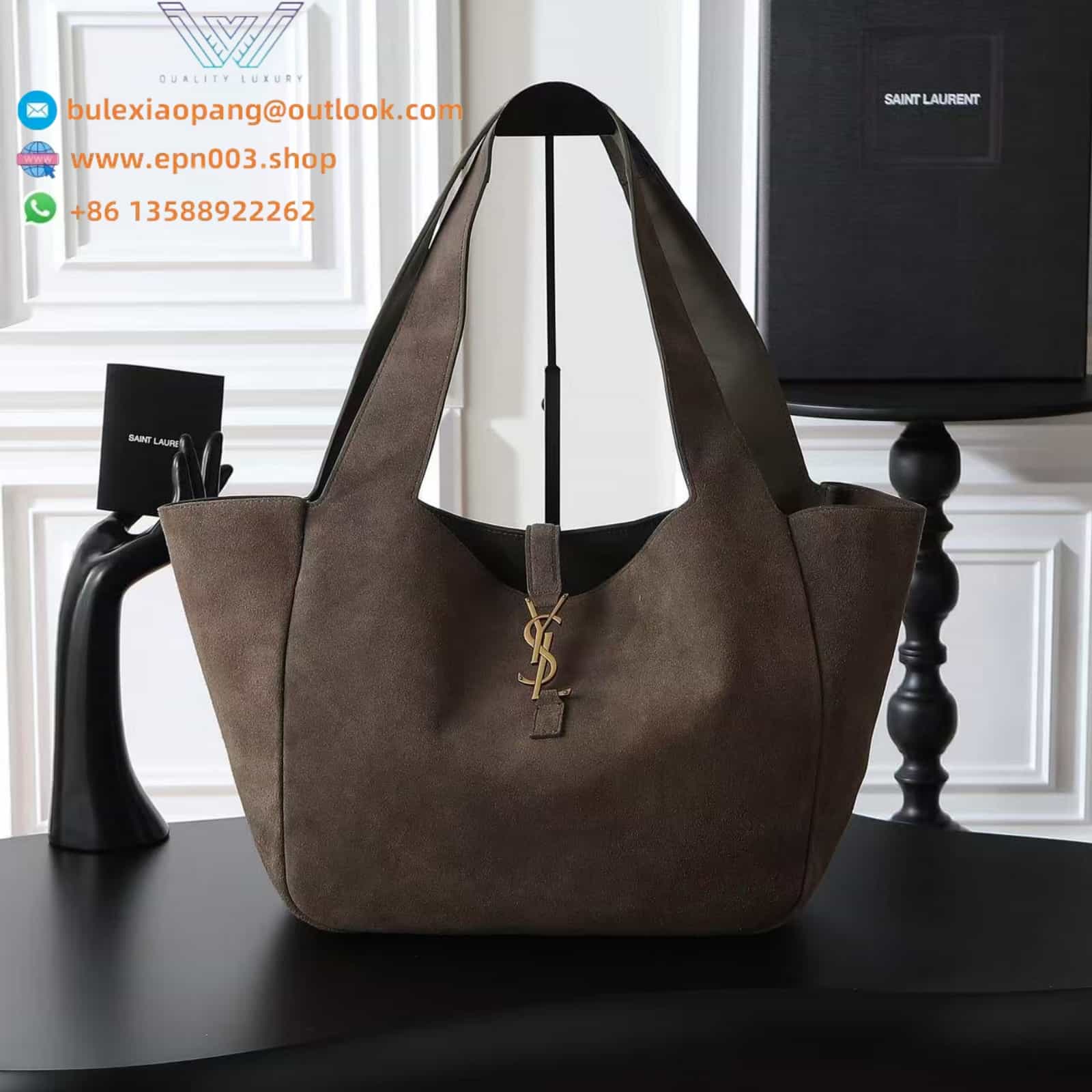 LE 5 À 7 BEA IN SUEDE LIGHT MUSK - 763435008IW3645