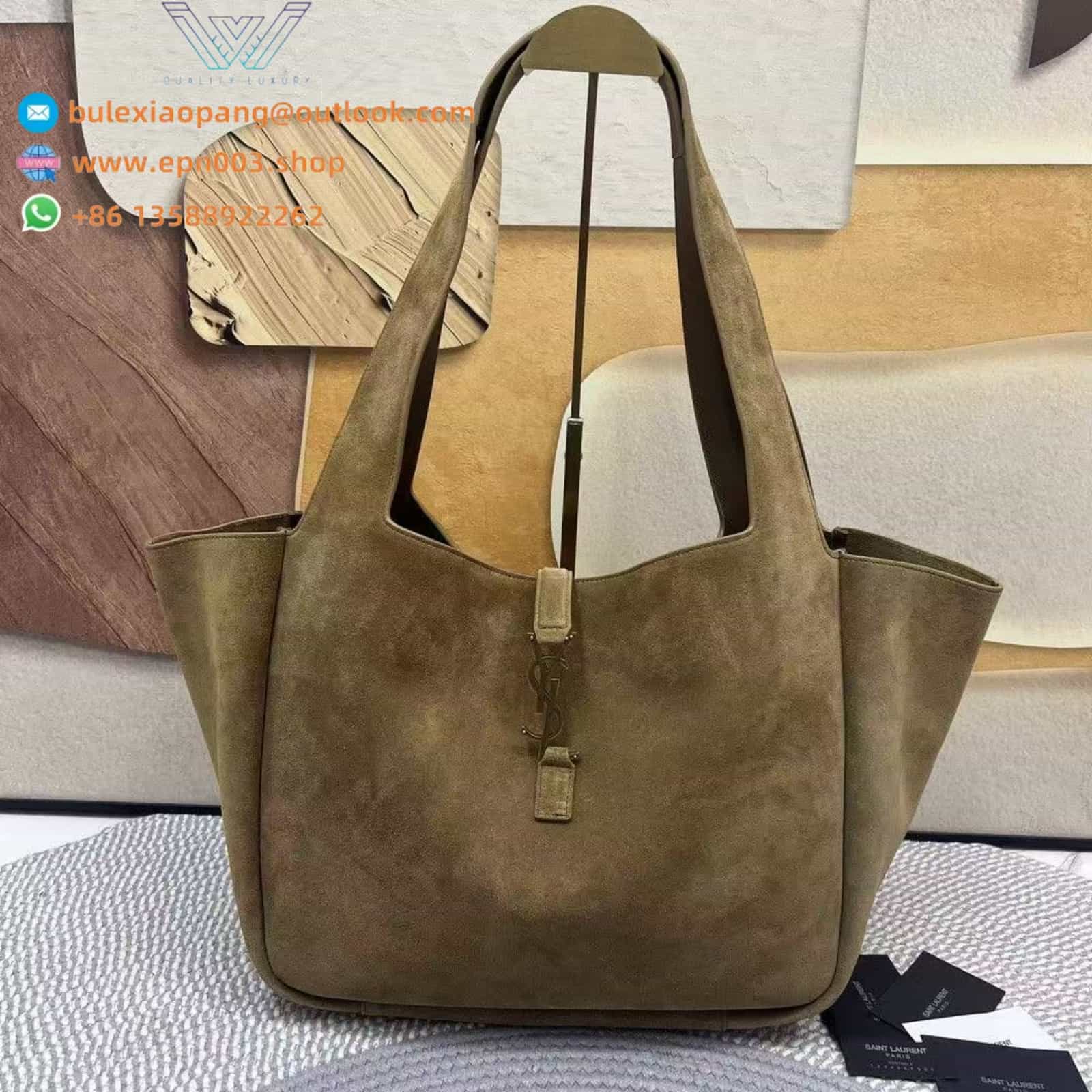LE 5 À 7 BEA IN SUEDE GOLDEN LEAF - 763435008IW3194
