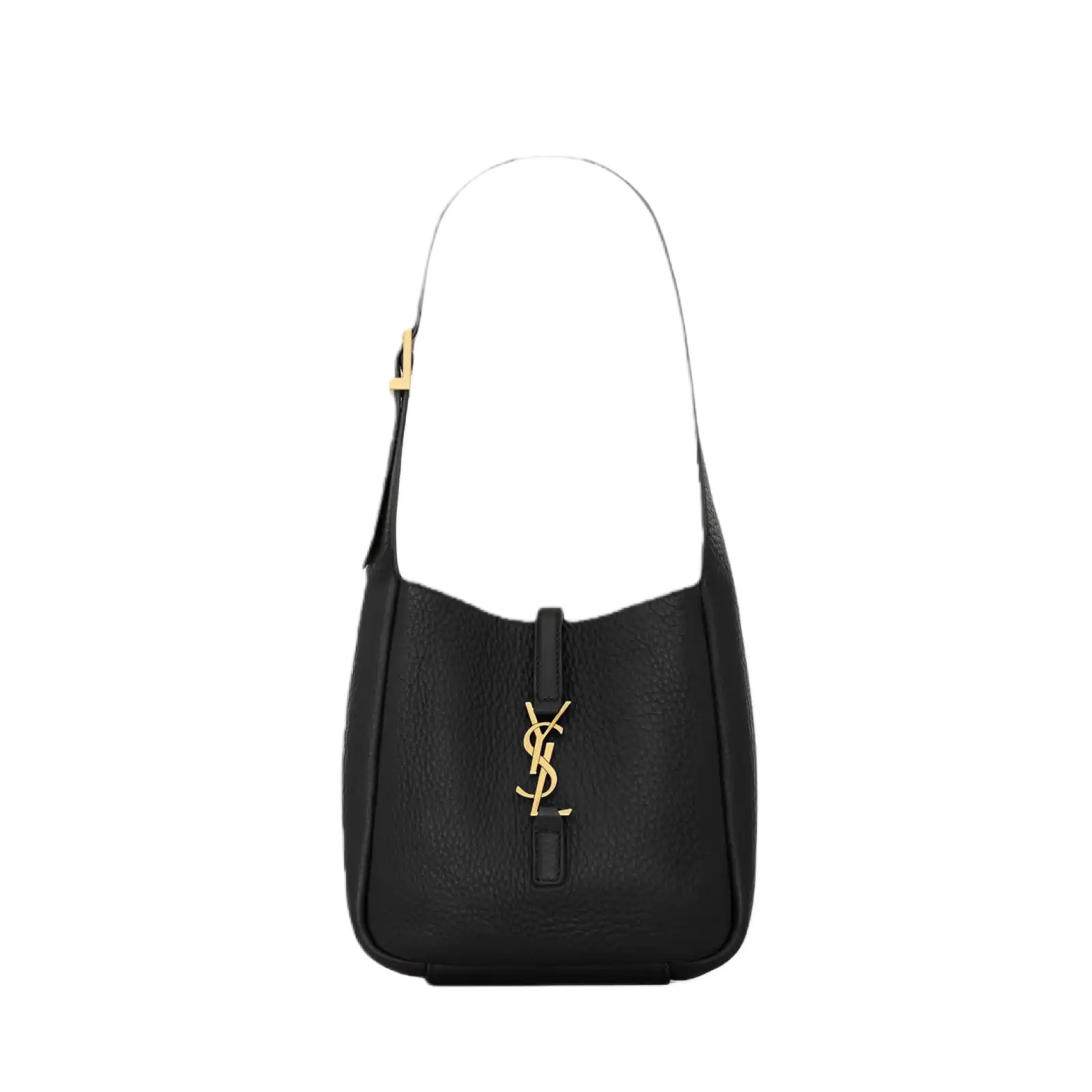 LE 5 À 7 SUPPLE BABY IN GRAINED LEATHER BLACK - 809461AADUU1000