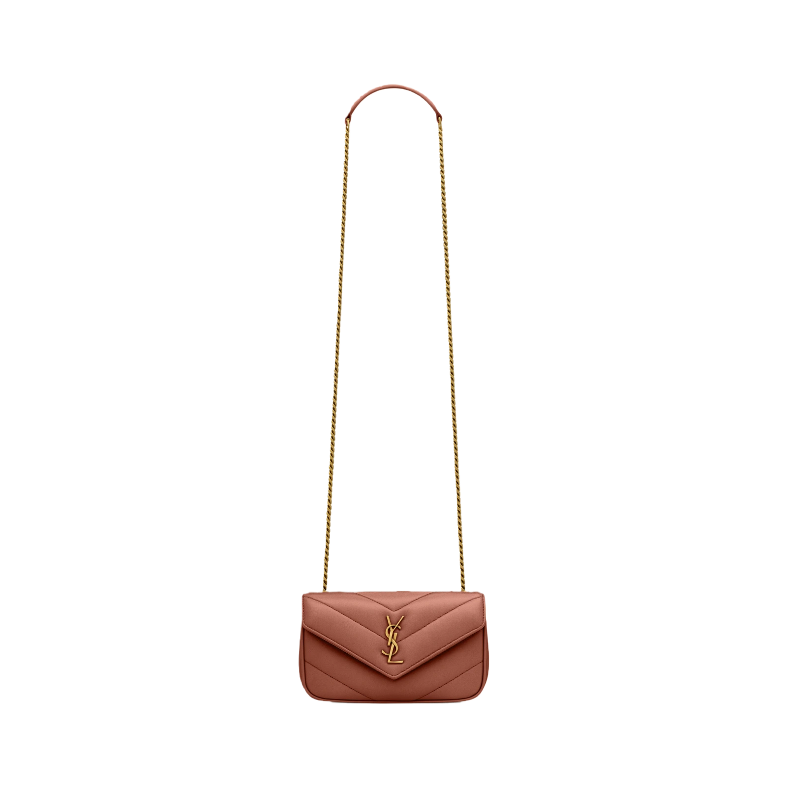 LOULOU MINI/SMALL IN LAMBSKIN HORTENSIA - 821749AAEAX5036