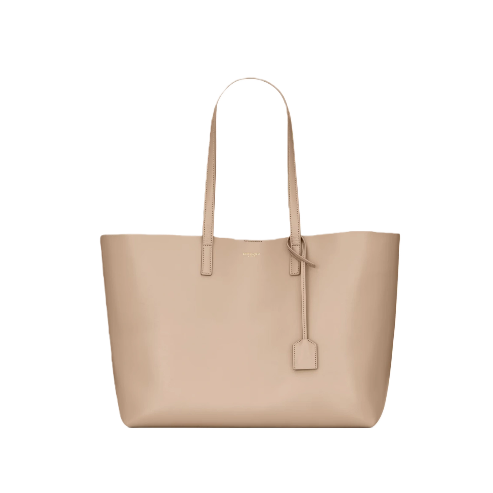 SHOPPING SAINT LAURENT IN LEATHER DARK BEIGE - 600281CSV0J2721