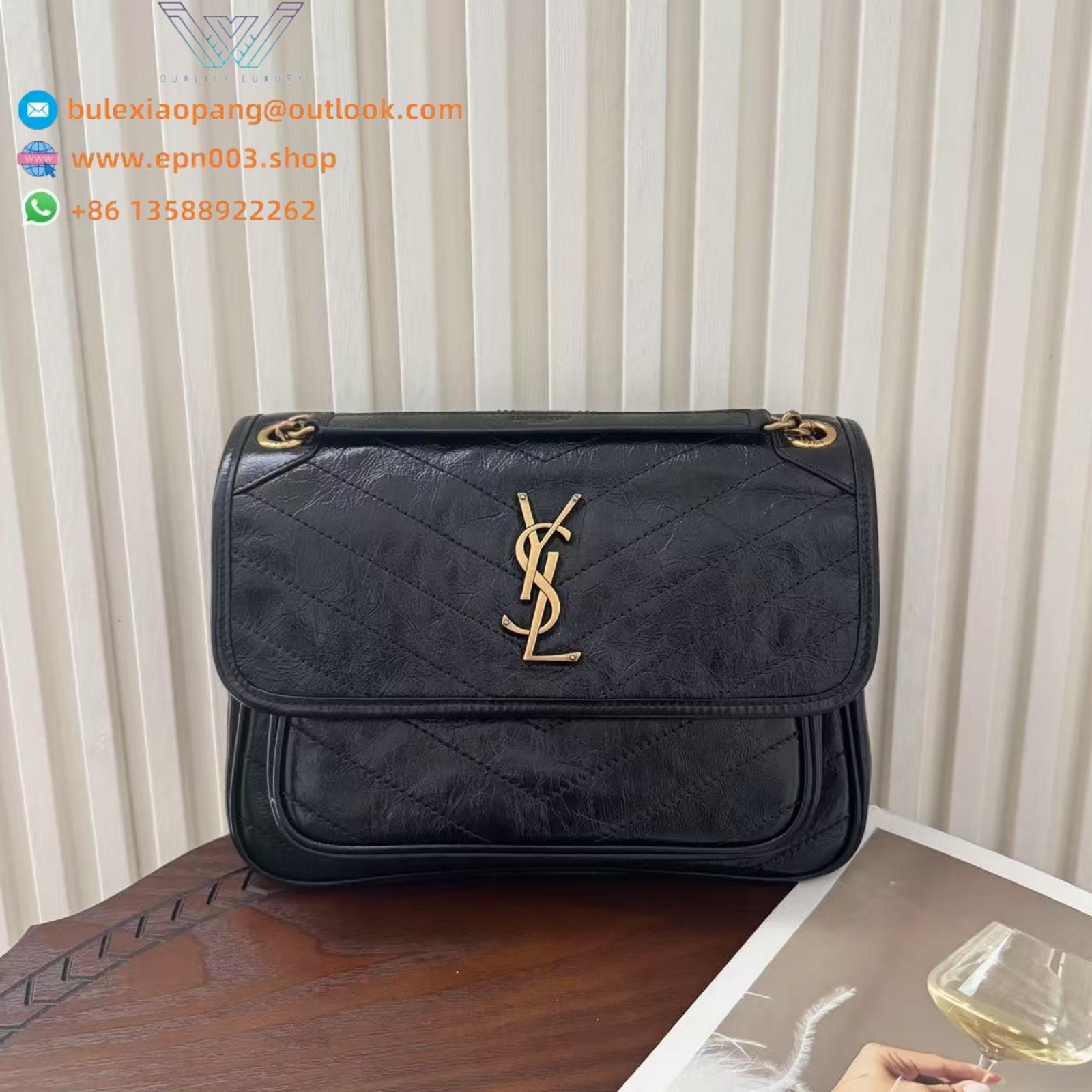 NIKI MINI/BABY/MEDIUM IN VINTAGE LEATHER BLACK