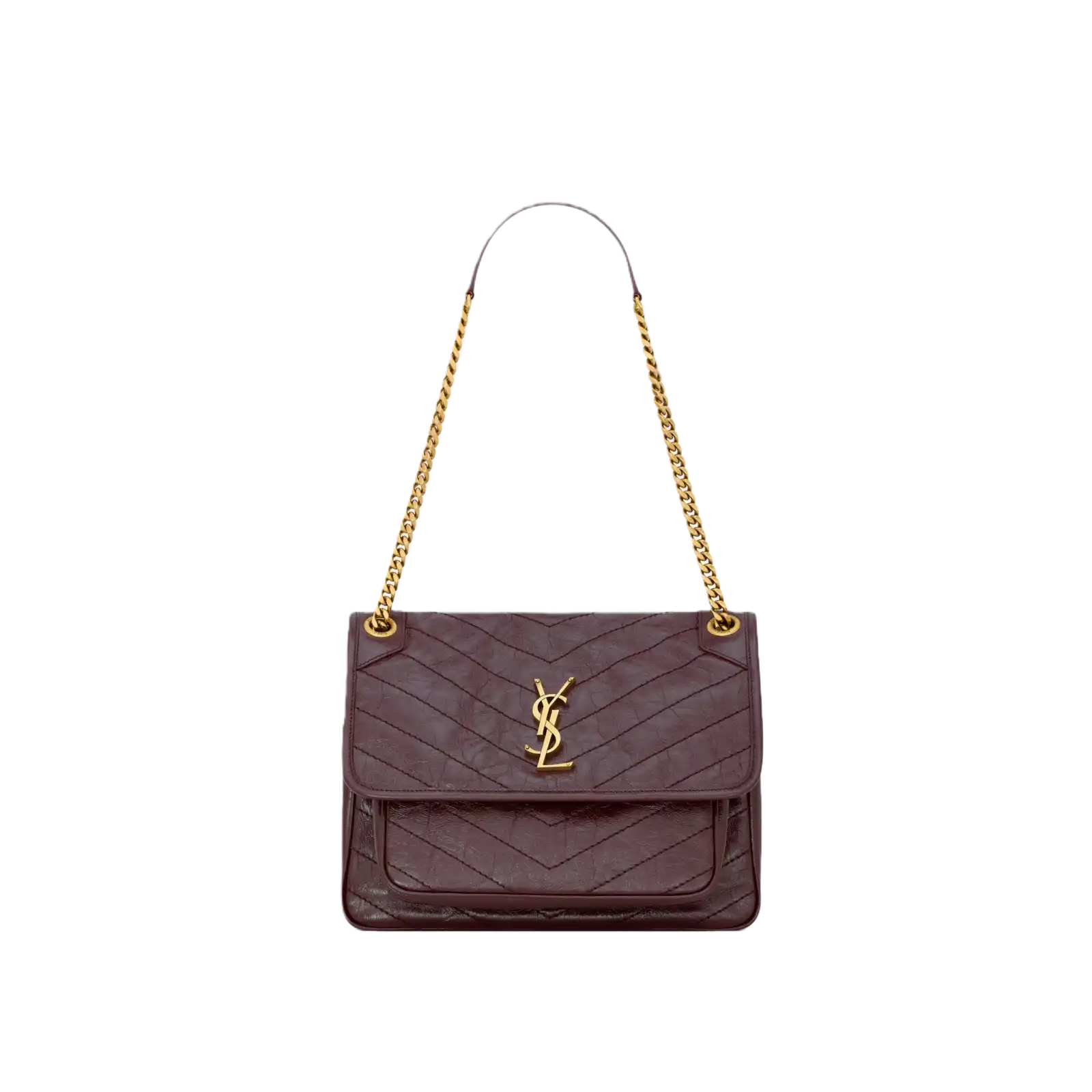NIKI MINI/MEDIUM IN VINTAGE LEATHER ROUGE CABERNET - 6331840EN076195