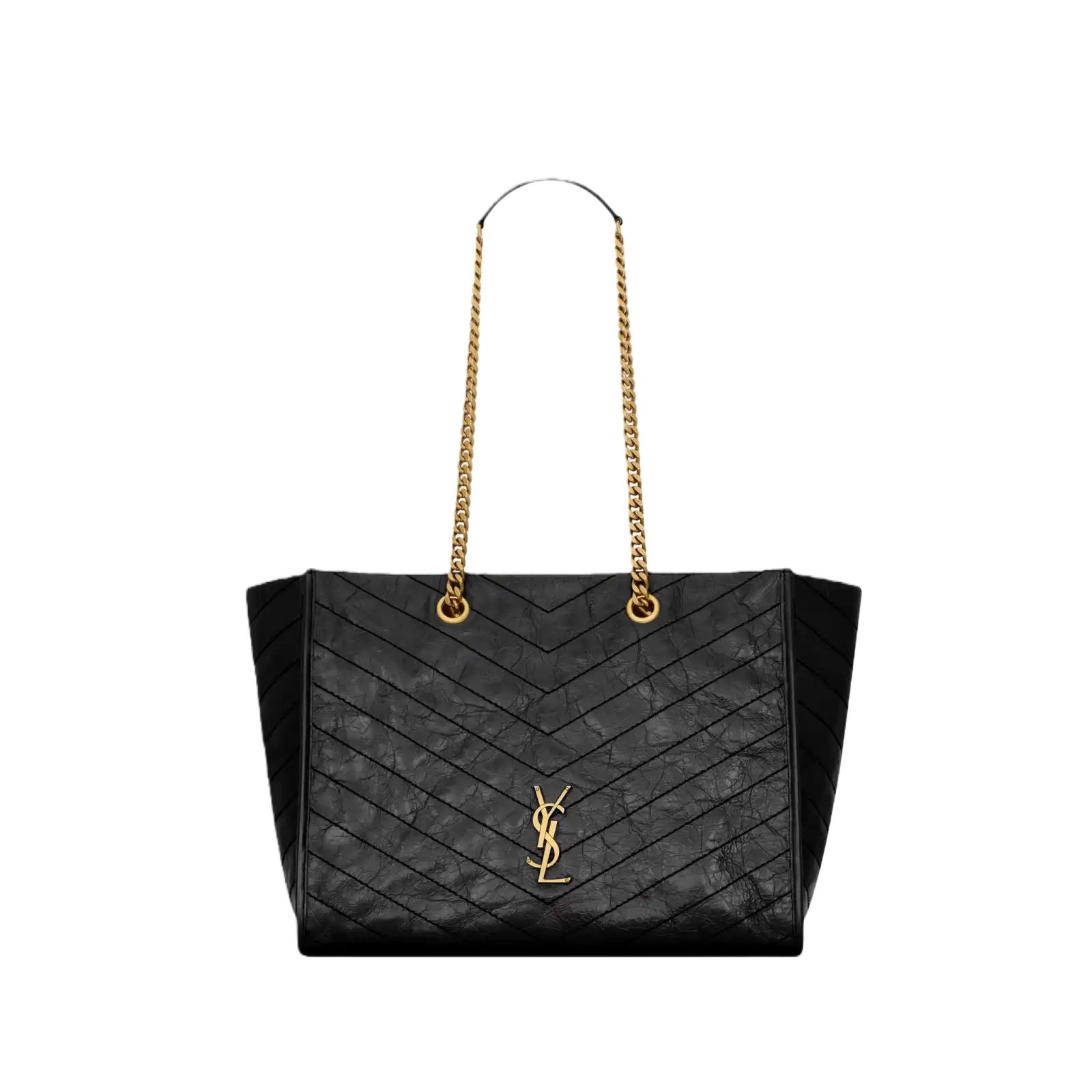 NIKI SMALL SHOPPING IN VINTAGE LEATHER BLACK - 8726800EN071000