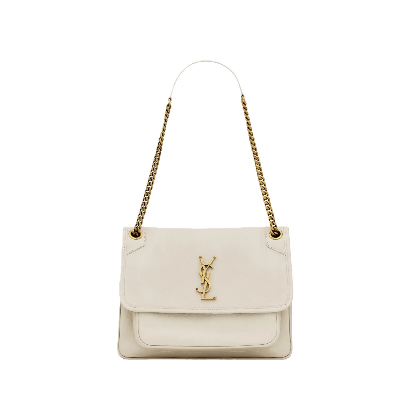 NIKI MINI/MEDIUM IN GRAINED LAMBSKIN WHITE - 633178AACYT9207