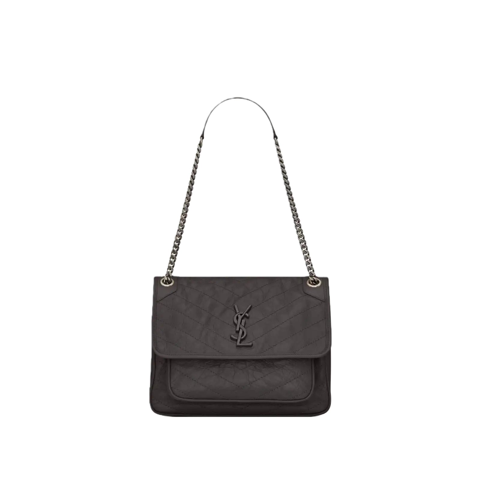 NIKI MEDIUM IN VINTAGE LEATHER STORM - 6331580EN041112