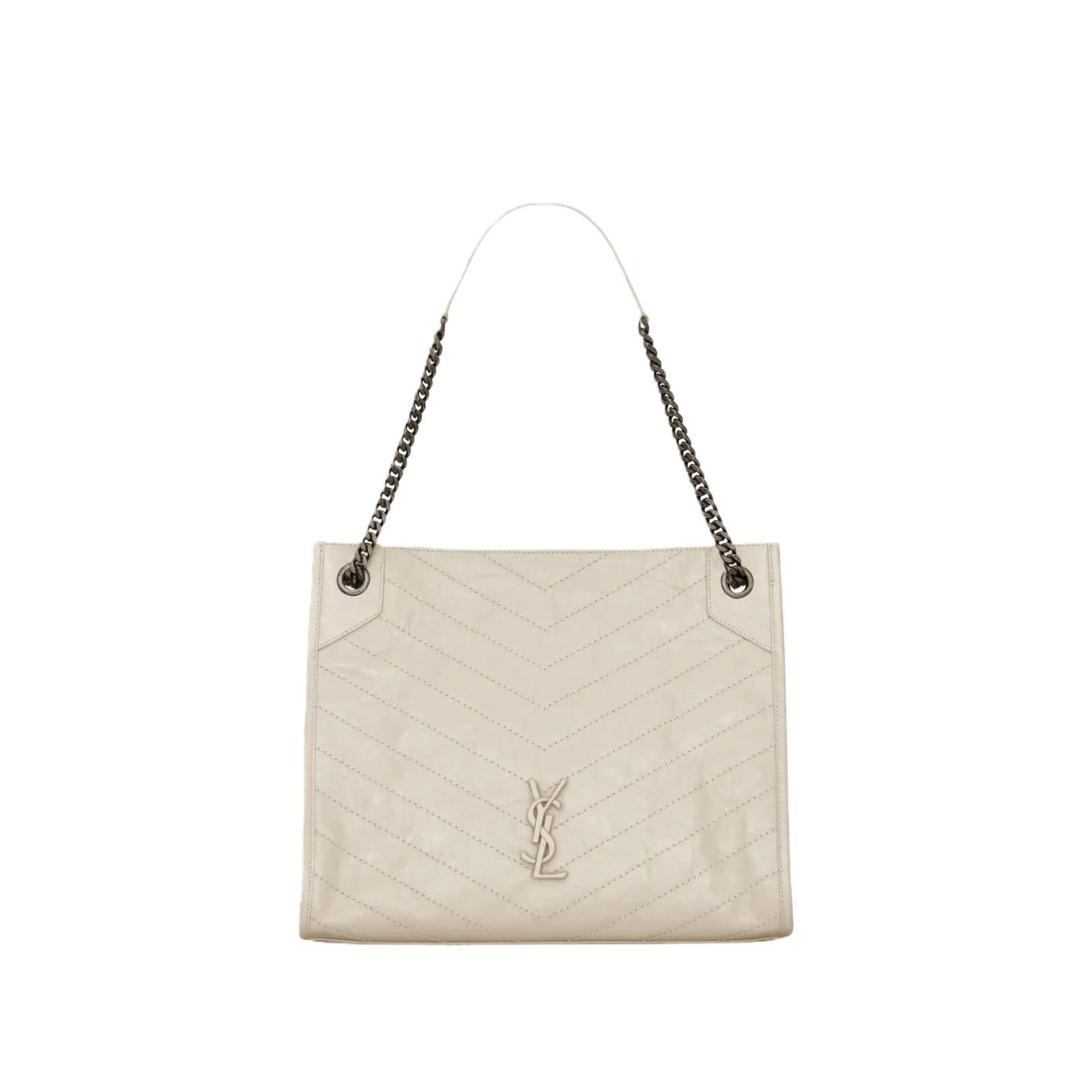 NIKI SHOPPING IN VINTAGE LEATHER WHITE - 5779990EN049207