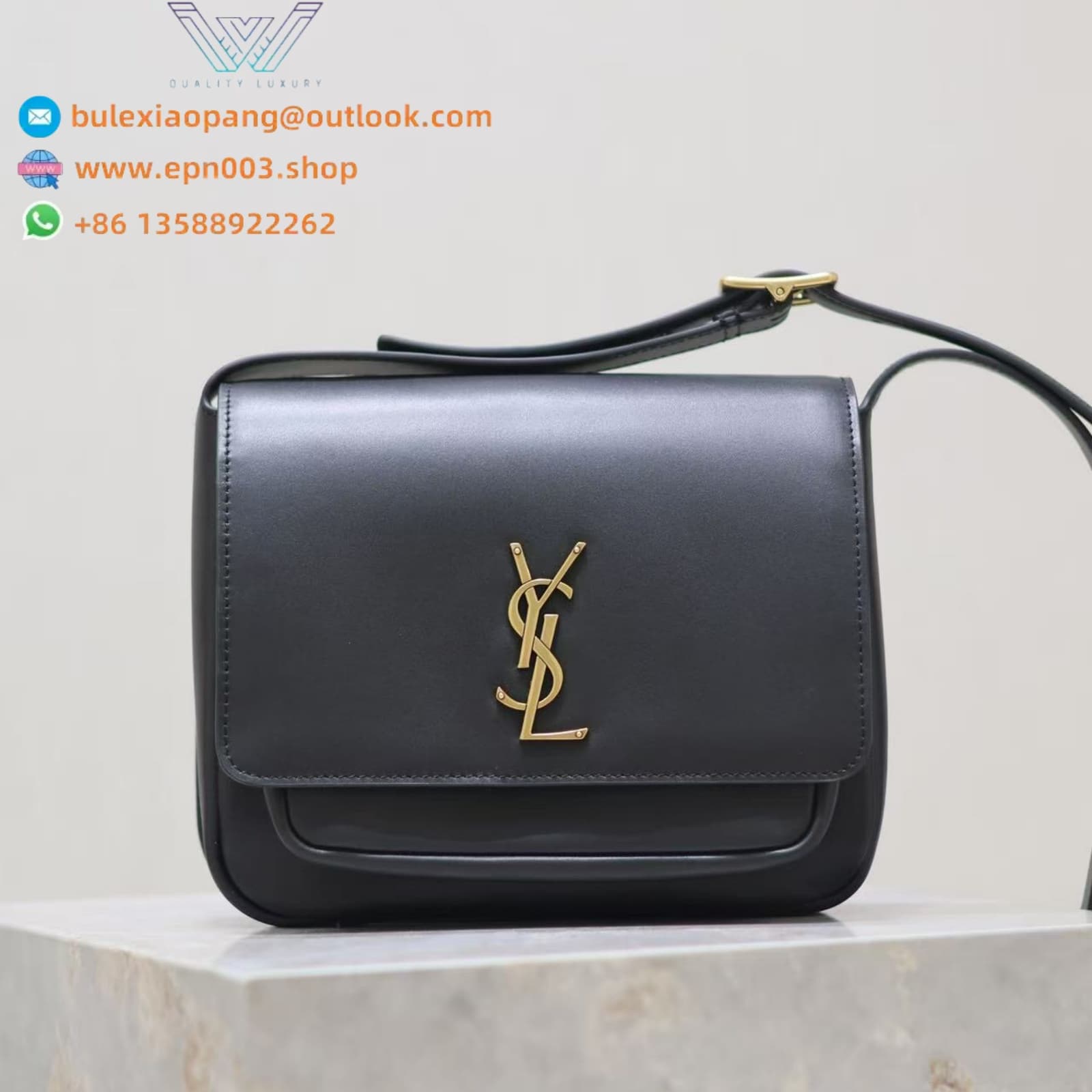 NIKI SATCHEL IN LEATHER BLACK - 718556AAD391000