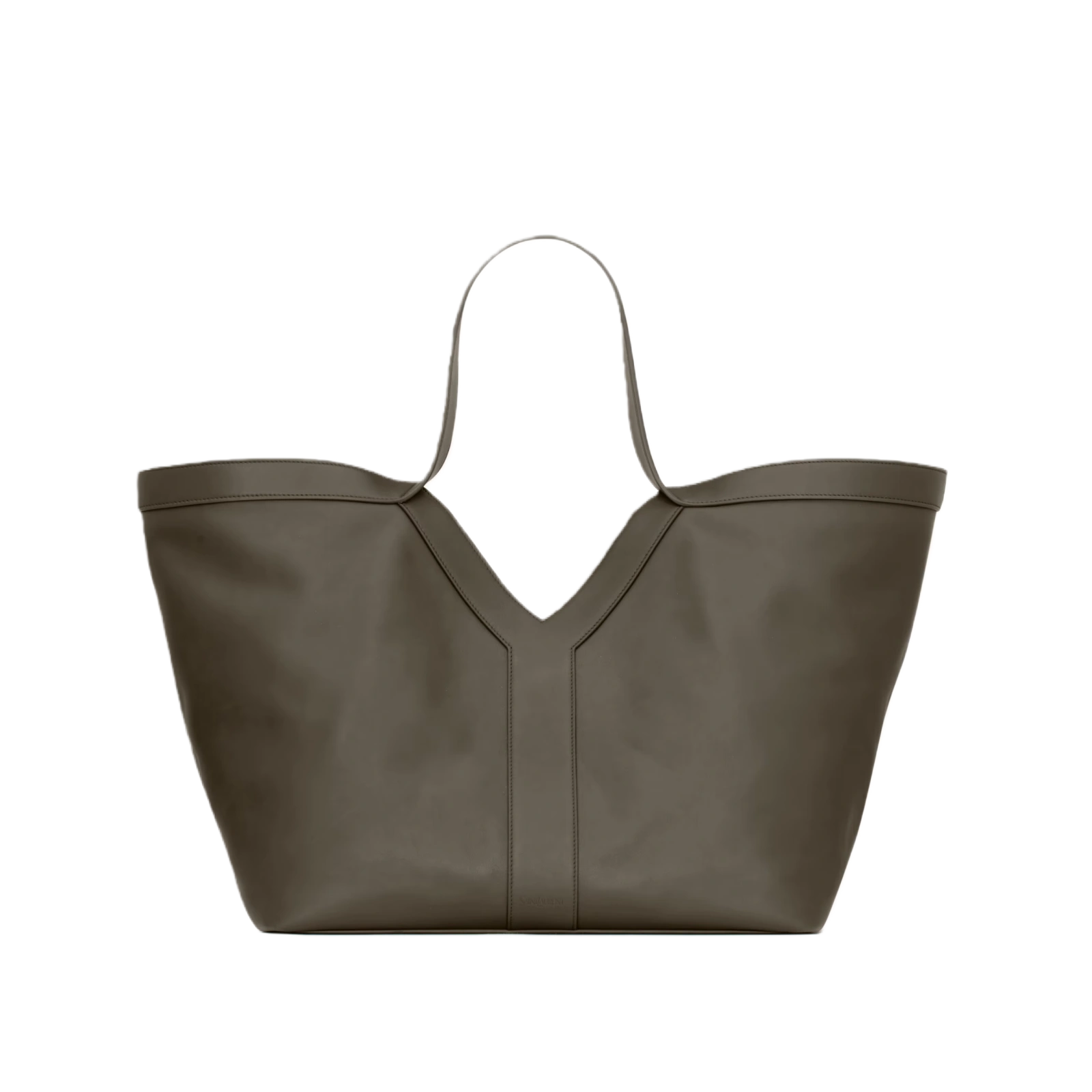 Y TOTE IN LEATHER LIGHT MUSK - 817602AAEZ33212