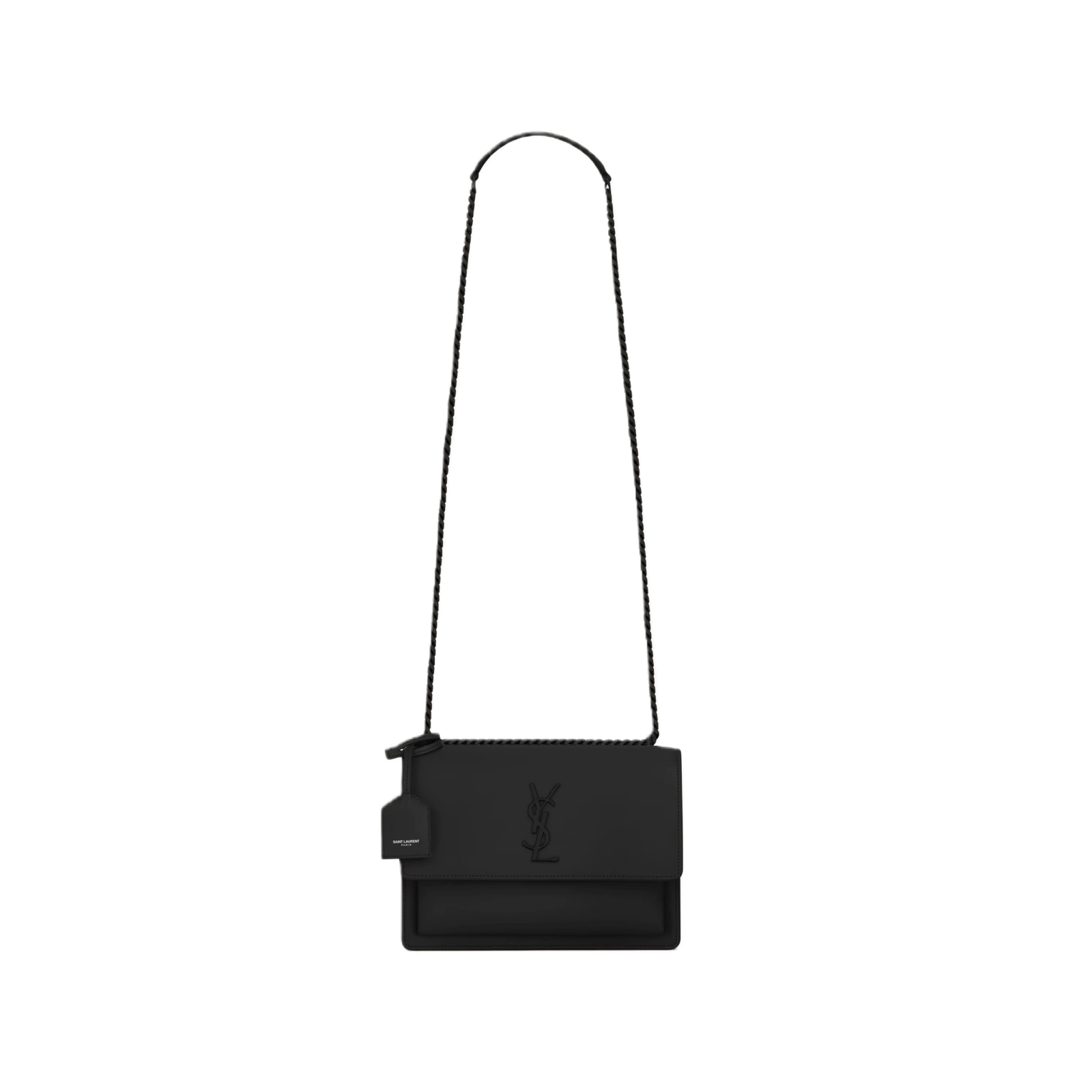 SUNSET MEDIUM IN SMOOTH LEATHER BLACK - 442906D420U1000