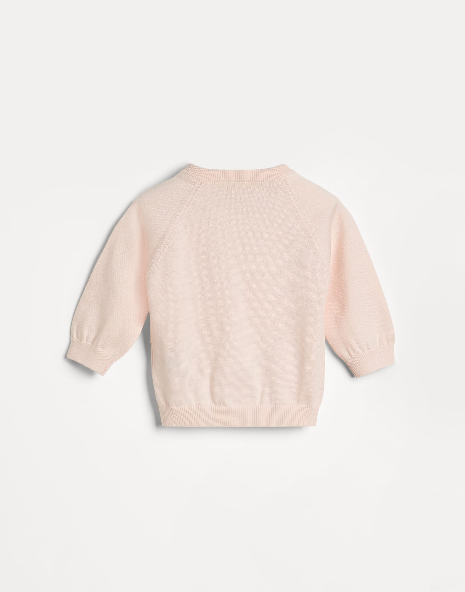 Cotton Baby Bernie jacquard sweater with buttons