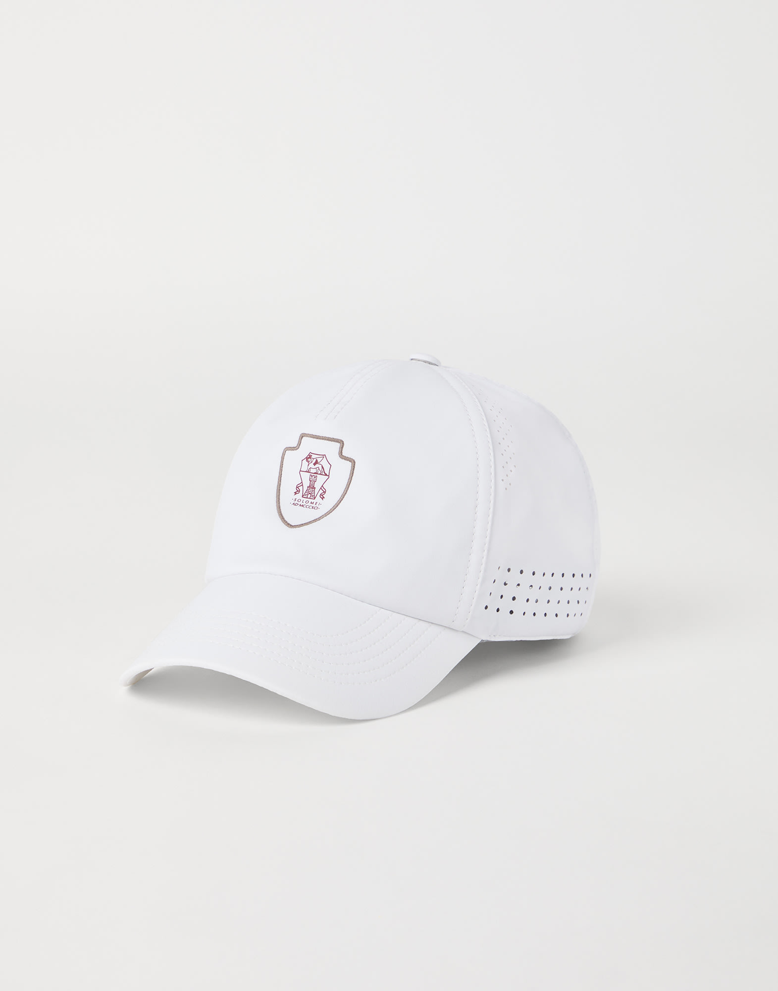 Stretch nylon baseball cap with logo