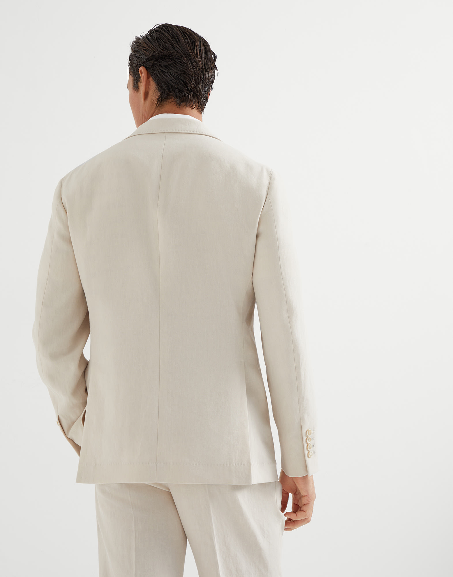 Twisted linen deconstructed Cavallo blazer