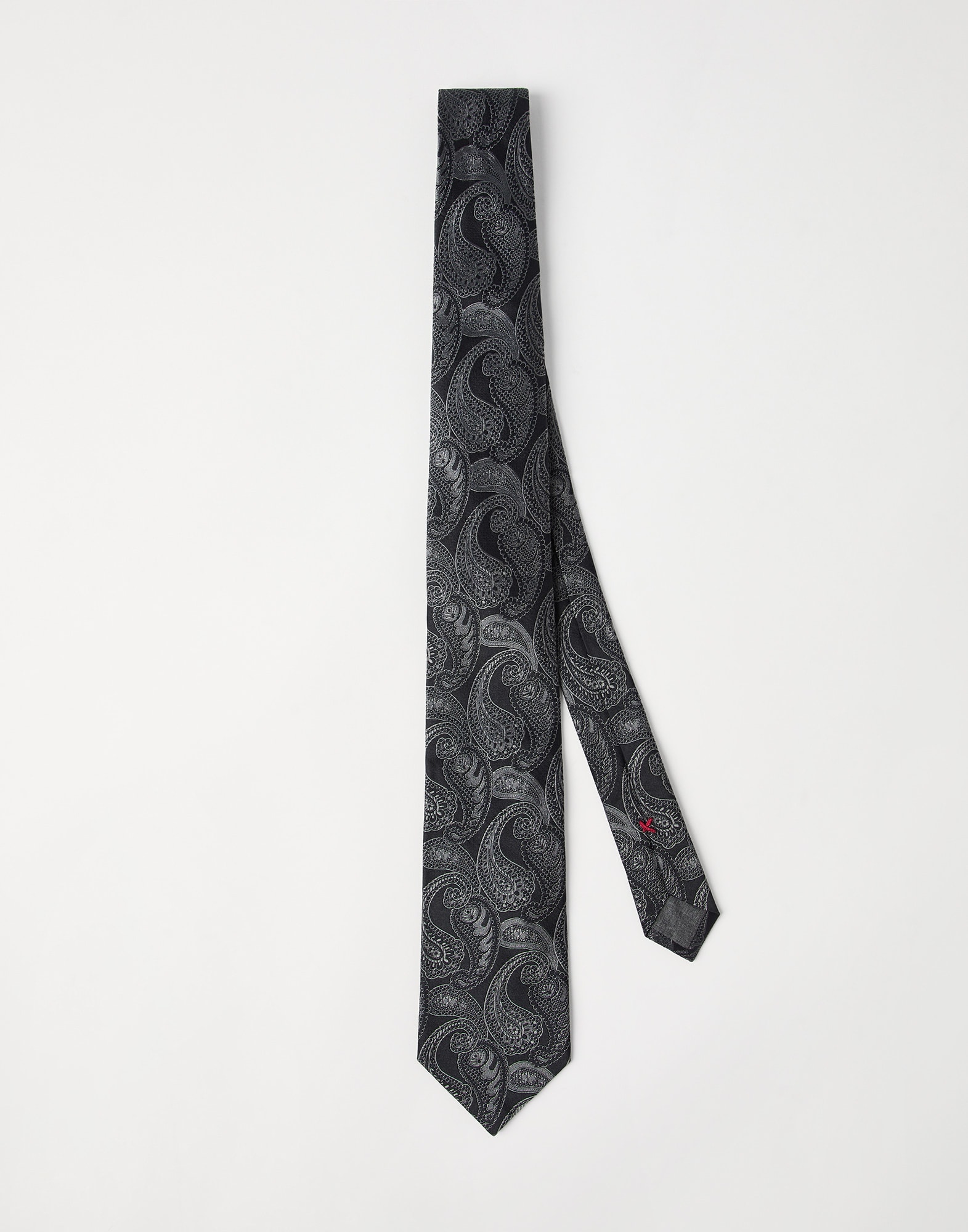 Paisley silk tie