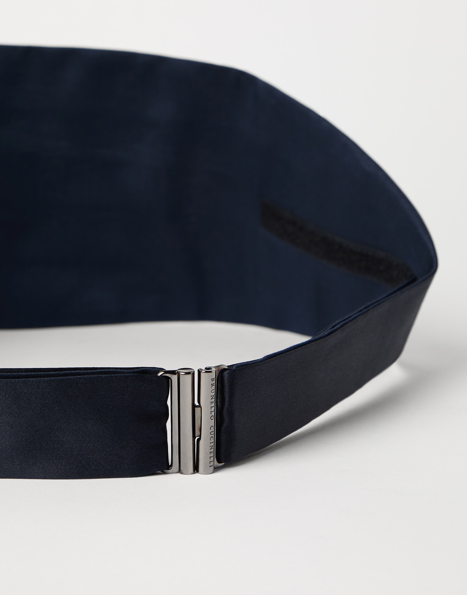 Silk and cotton satin cummerbund