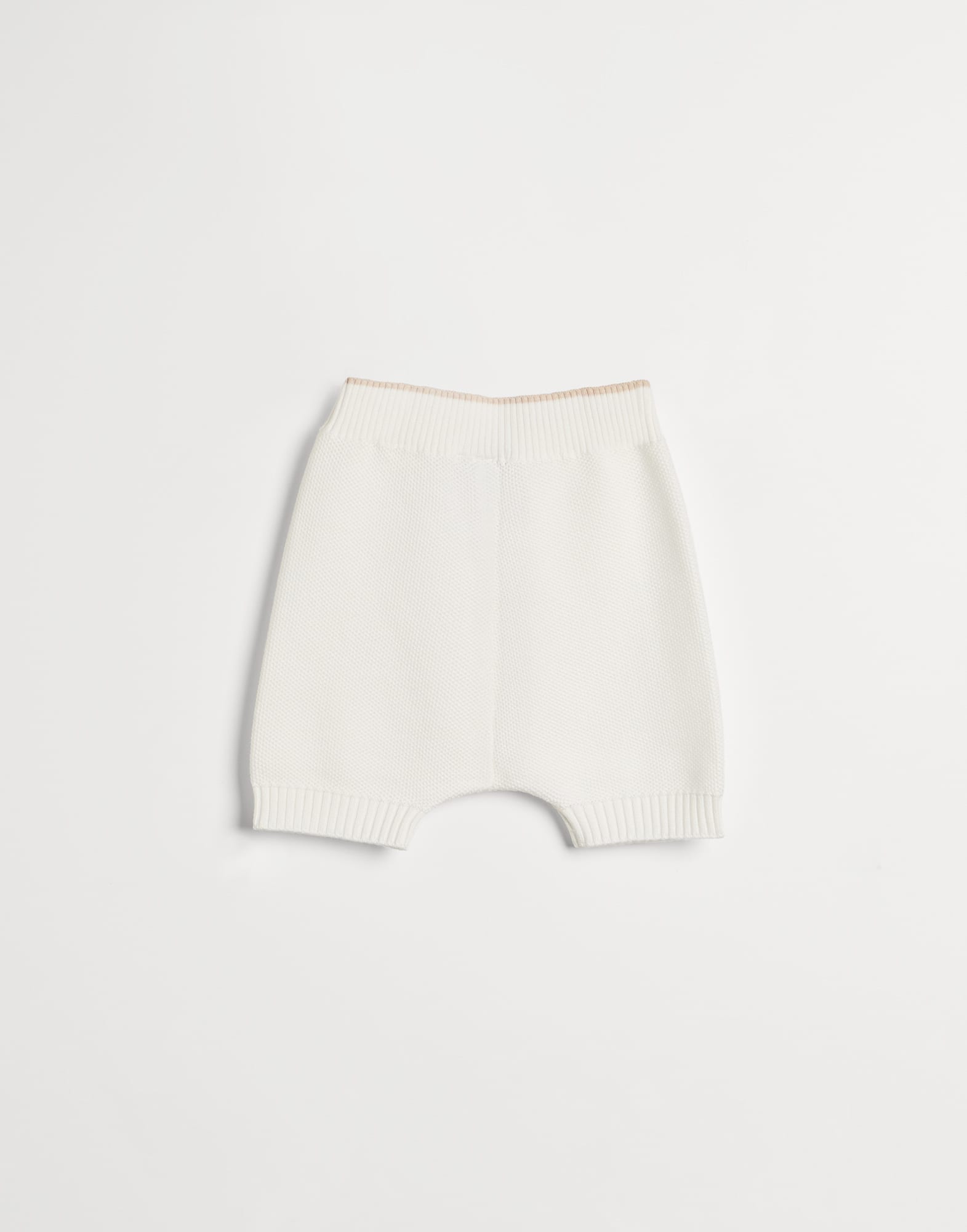 Cotton honeycomb stitch Baby Bernie knit shorts