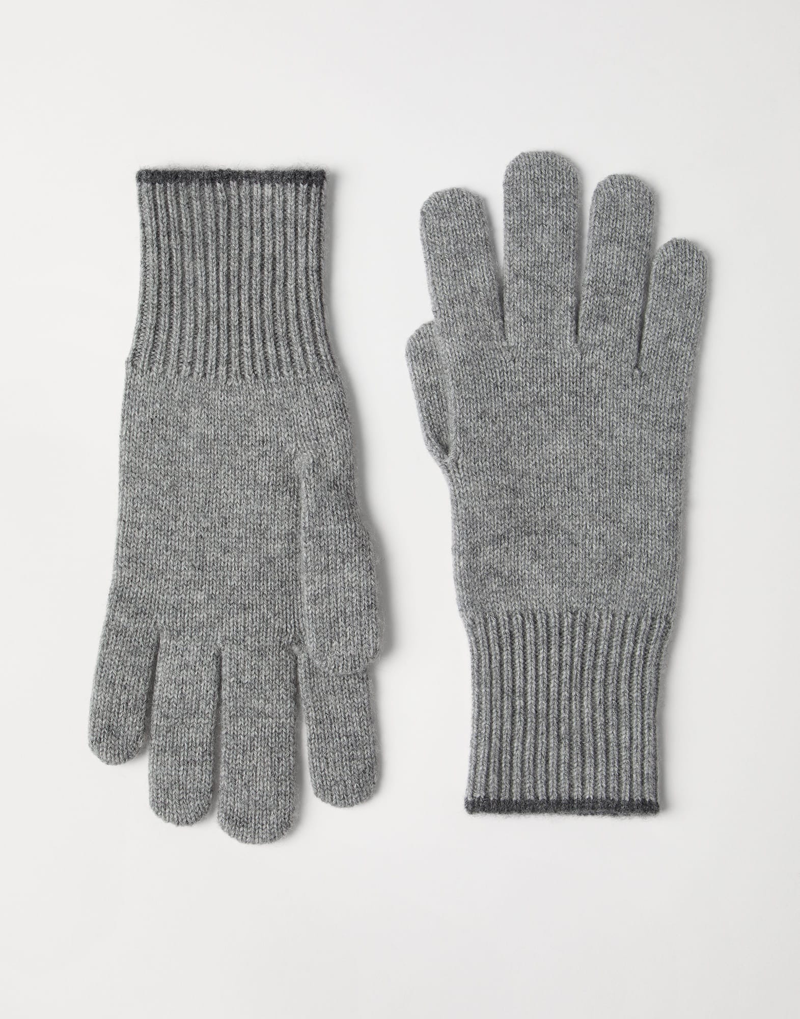 Cashmere knit gloves