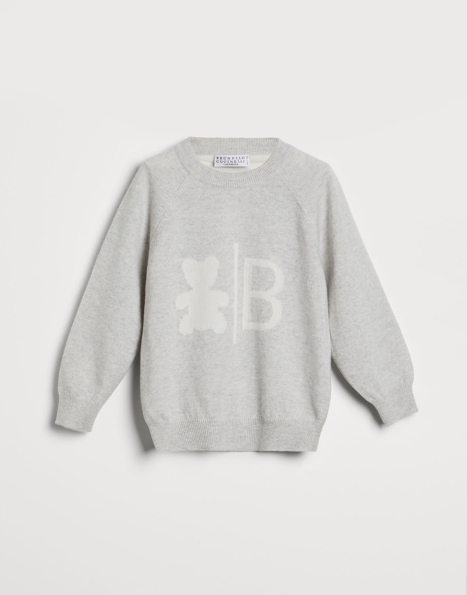 Cashmere Bernie sweater with intarsia