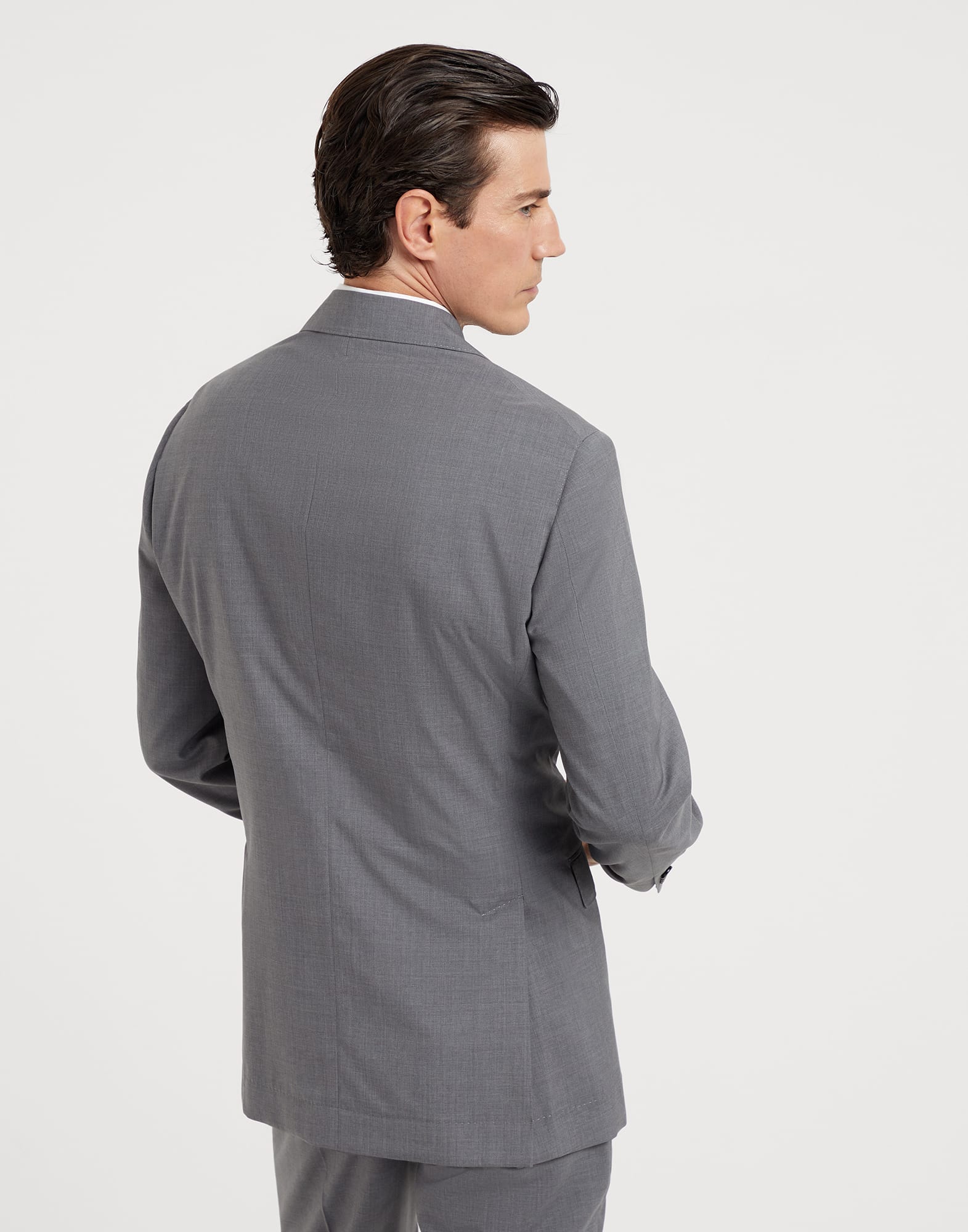 Super 150s lightweight wool and silk blazer