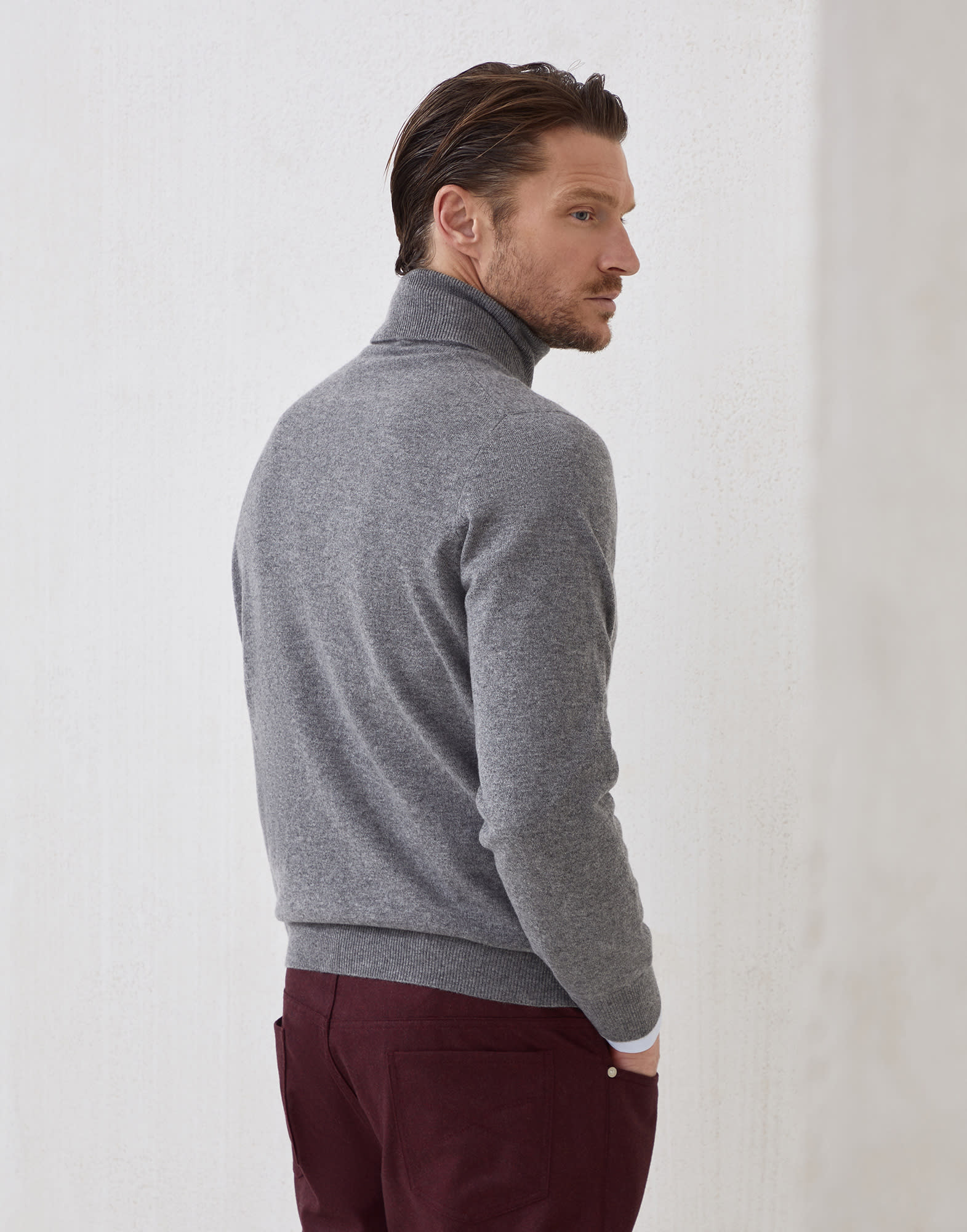 Cashmere turtleneck sweater