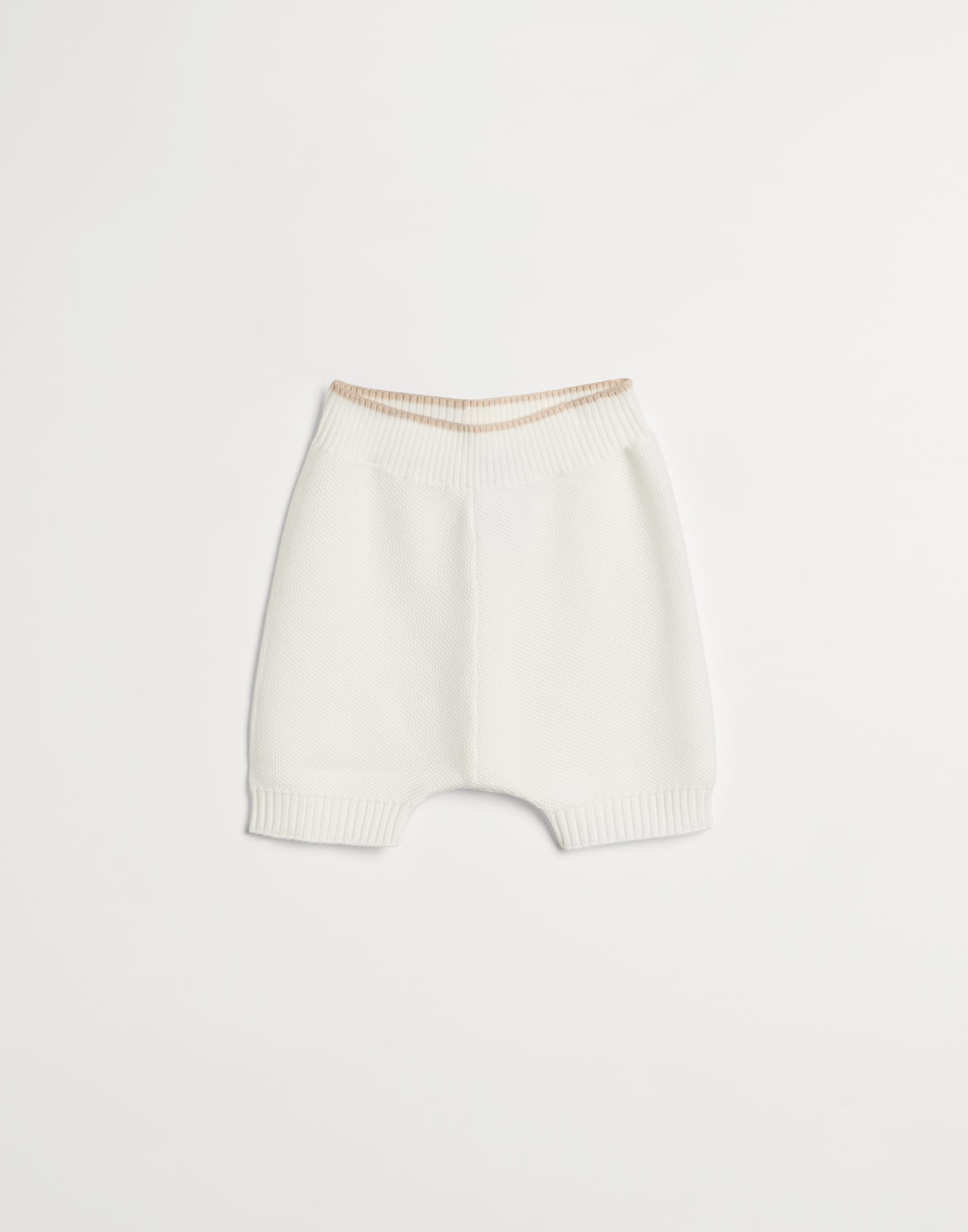 Cotton honeycomb stitch Baby Bernie knit shorts