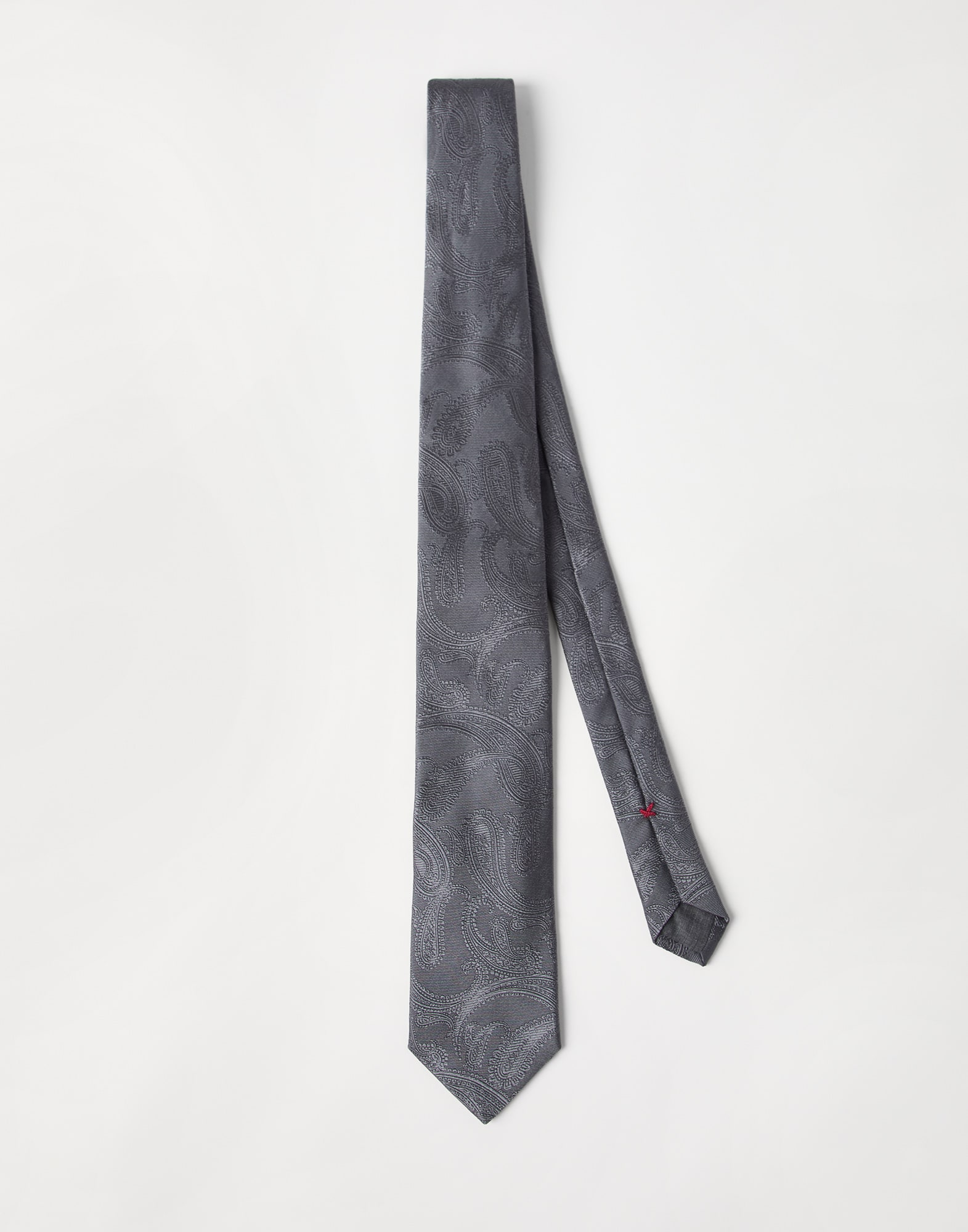 Paisley silk tie