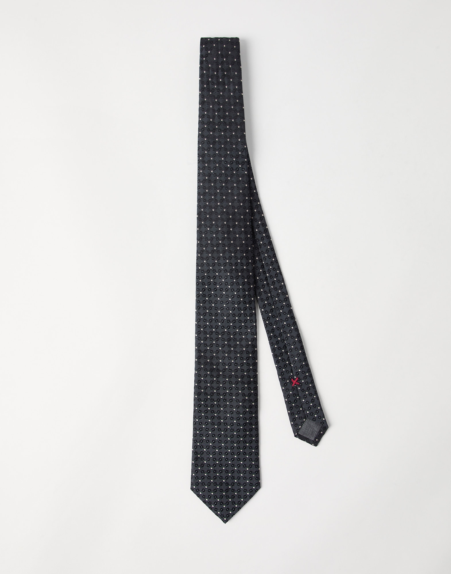 Silk jacquard tie