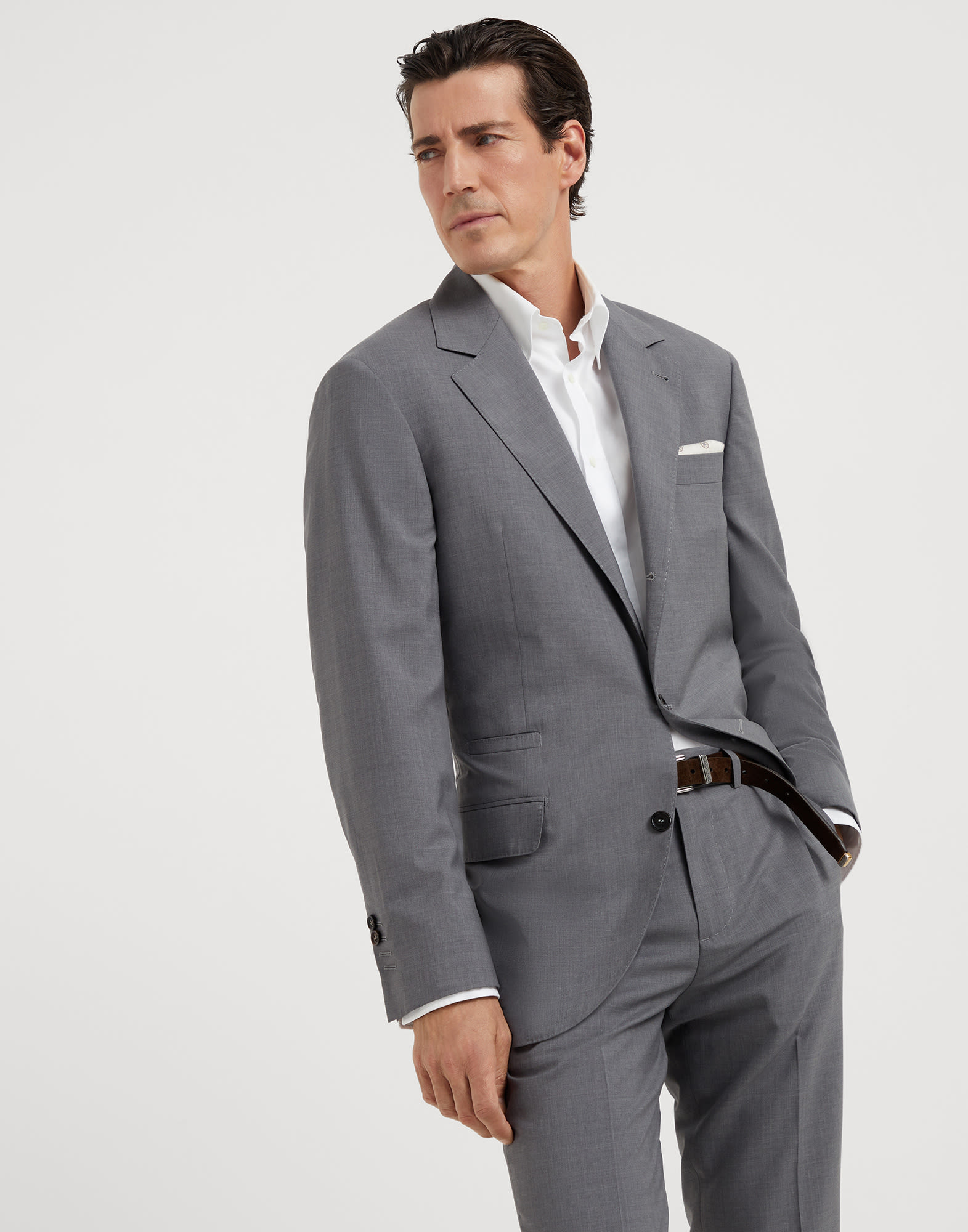 Super 150s lightweight wool and silk blazer