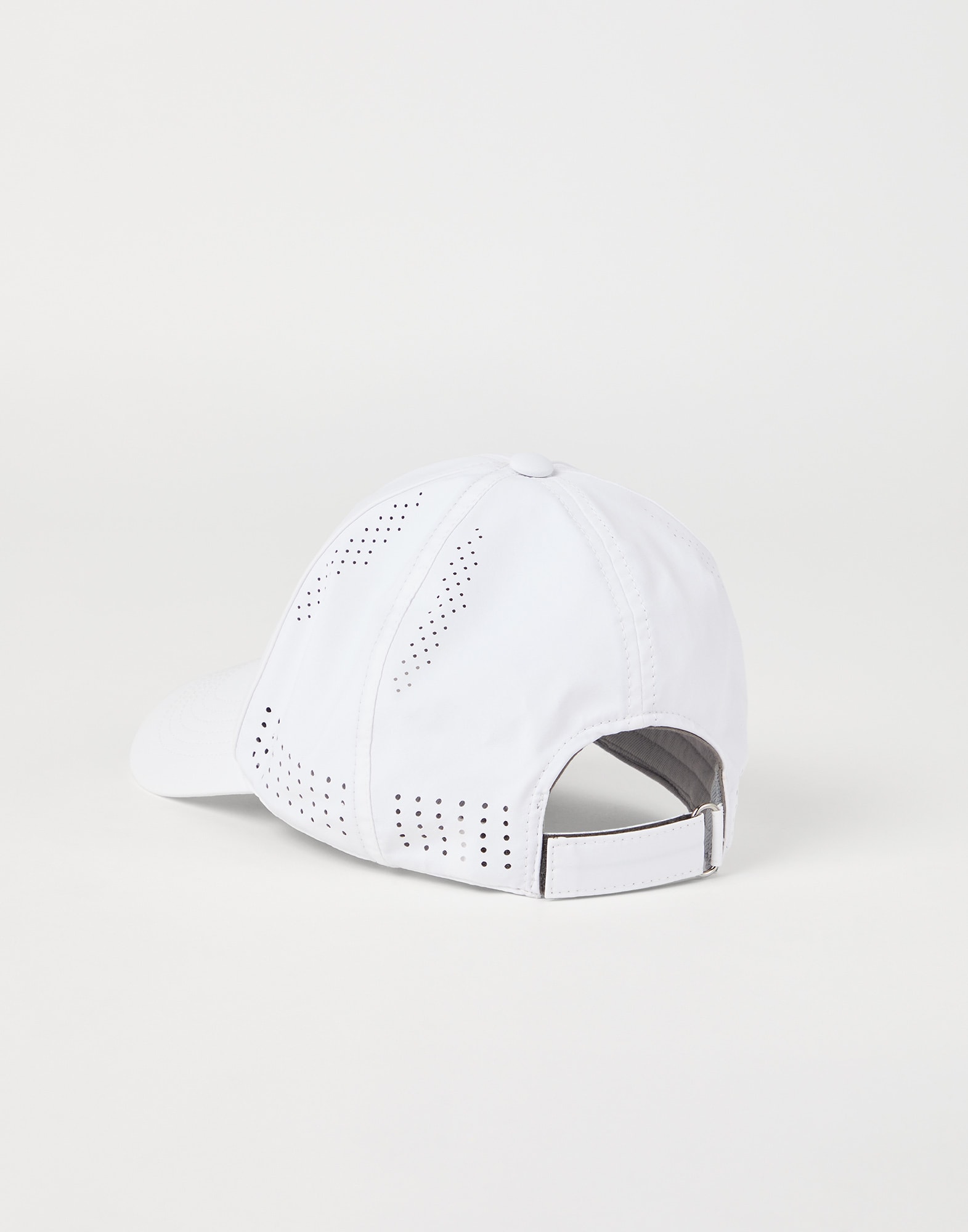 Stretch nylon baseball cap with logo