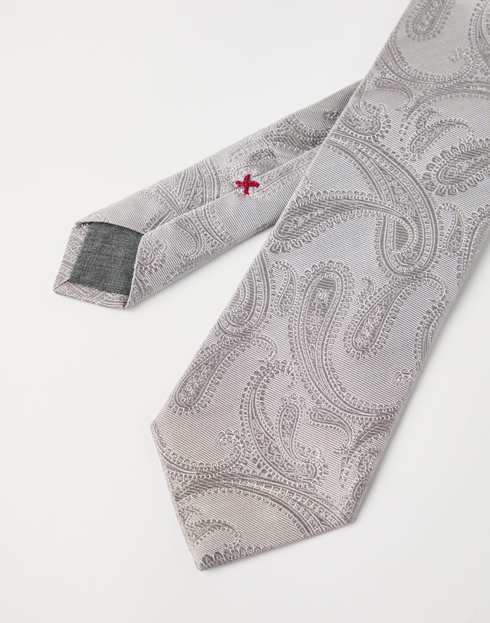 Paisley silk tie