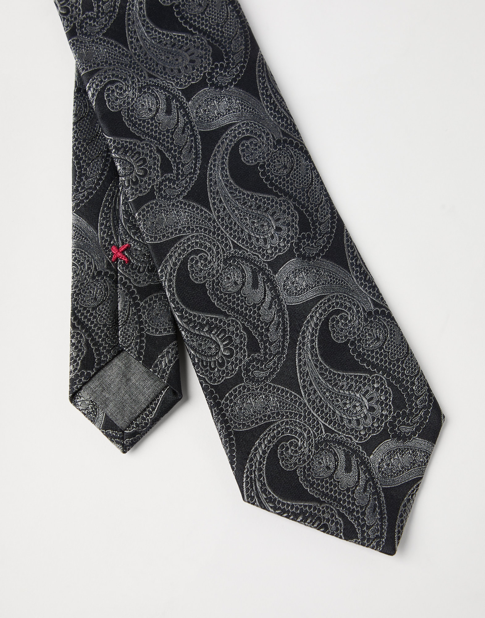 Paisley silk tie