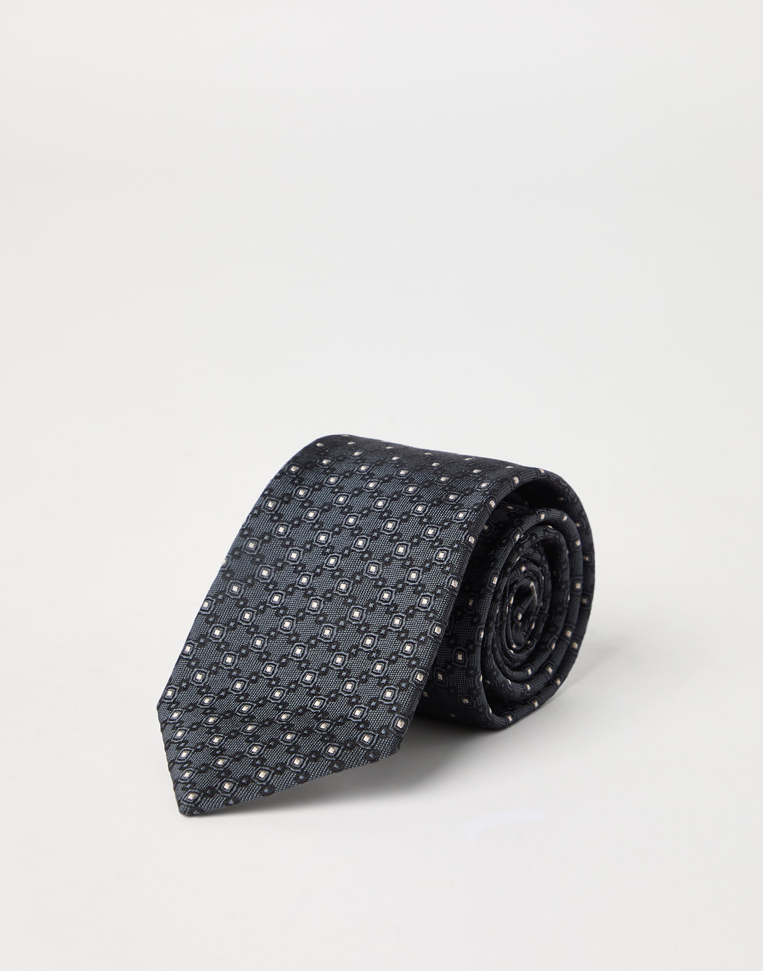Silk jacquard tie