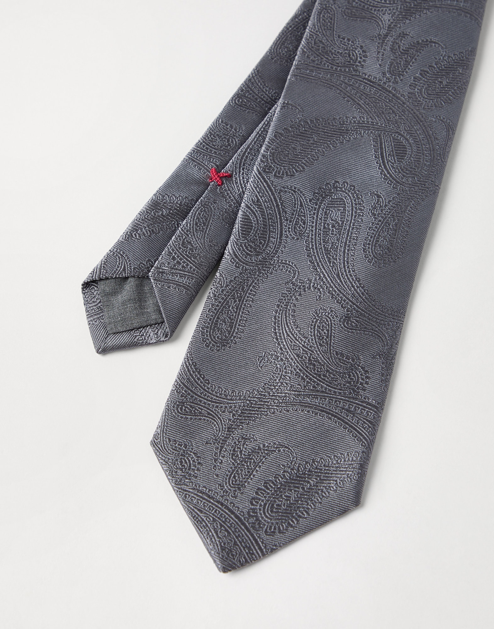 Paisley silk tie