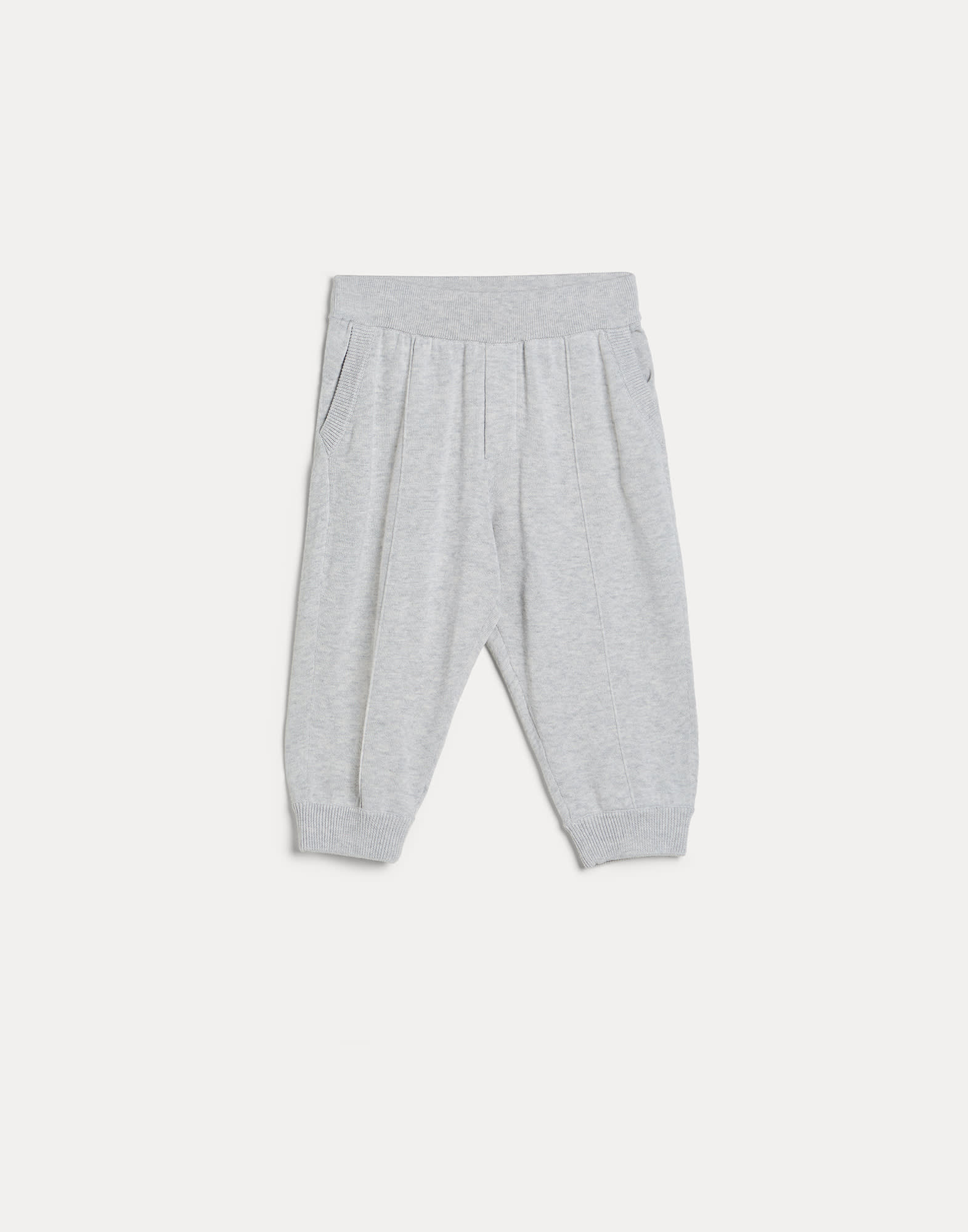 Cotton Bernie jacquard knit trousers