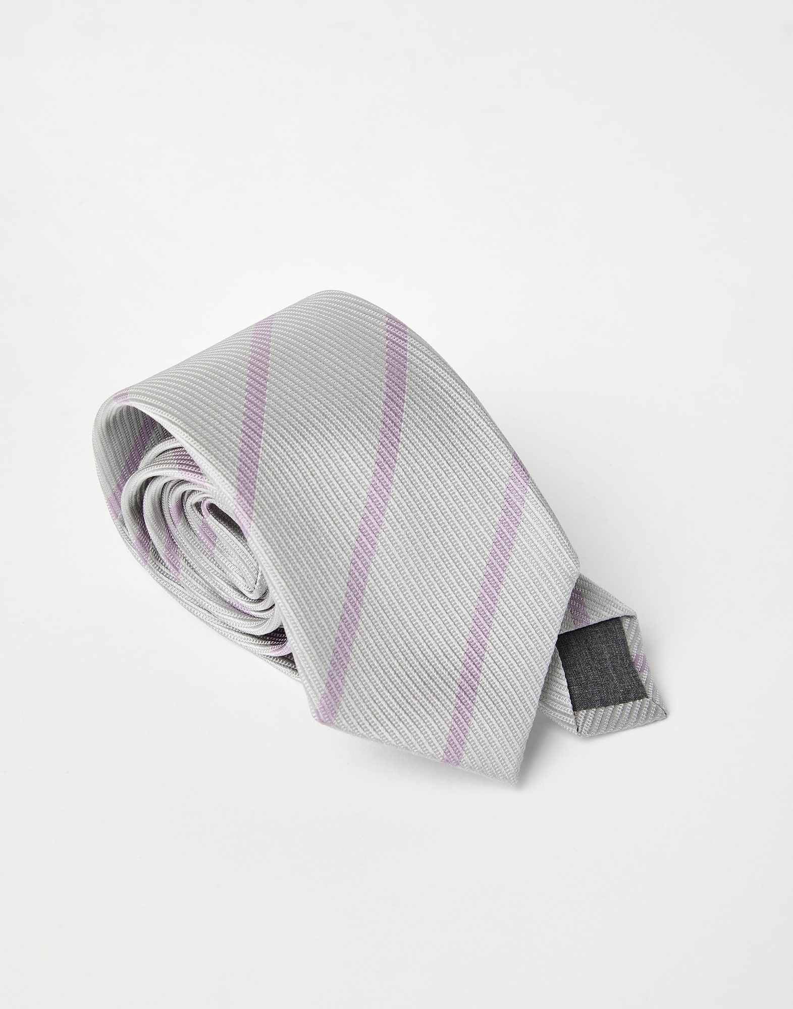 Striped silk tie