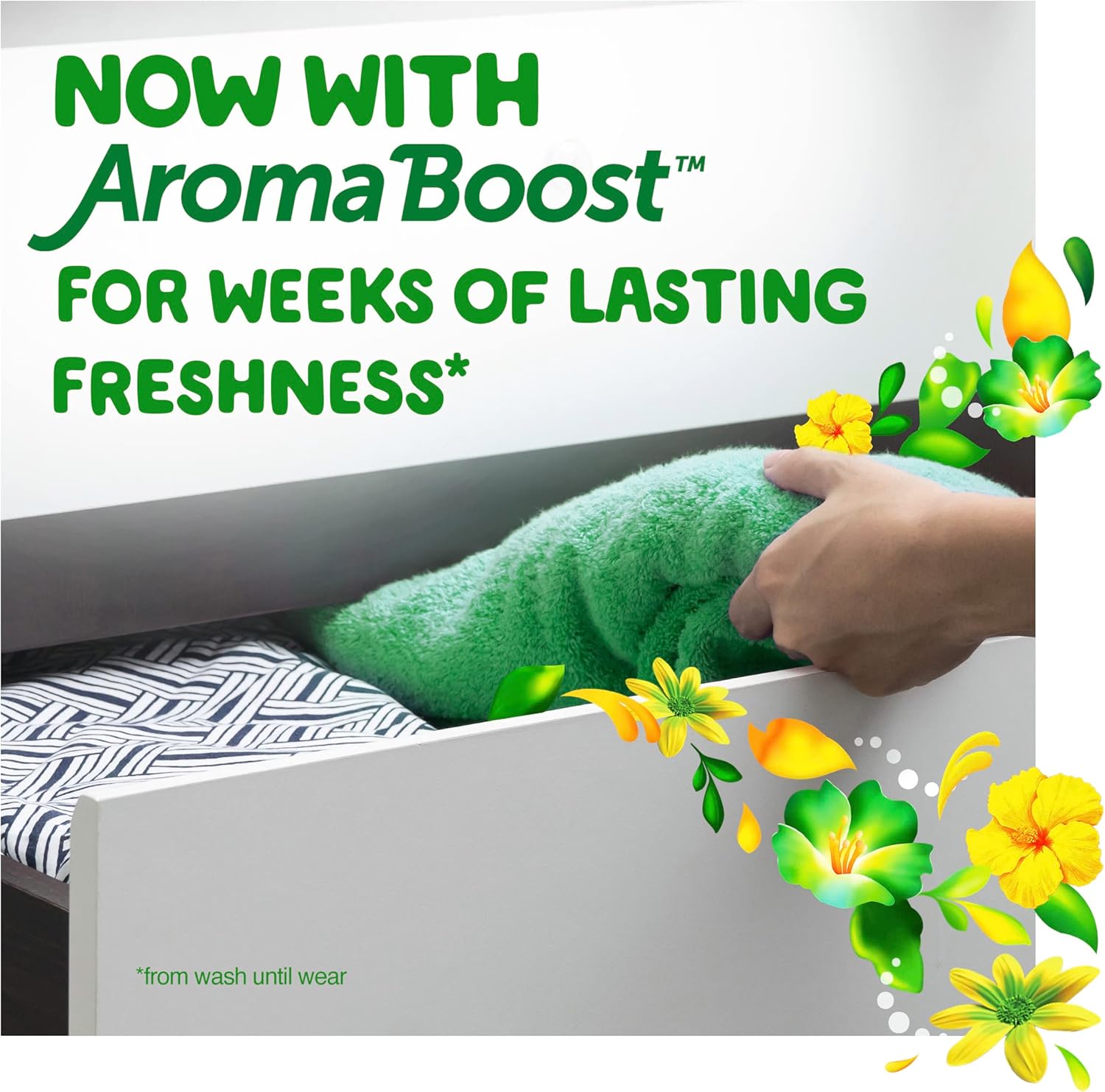 Gain Fabric Softener, Spring Daydream, 140 fl oz, 190 Loads