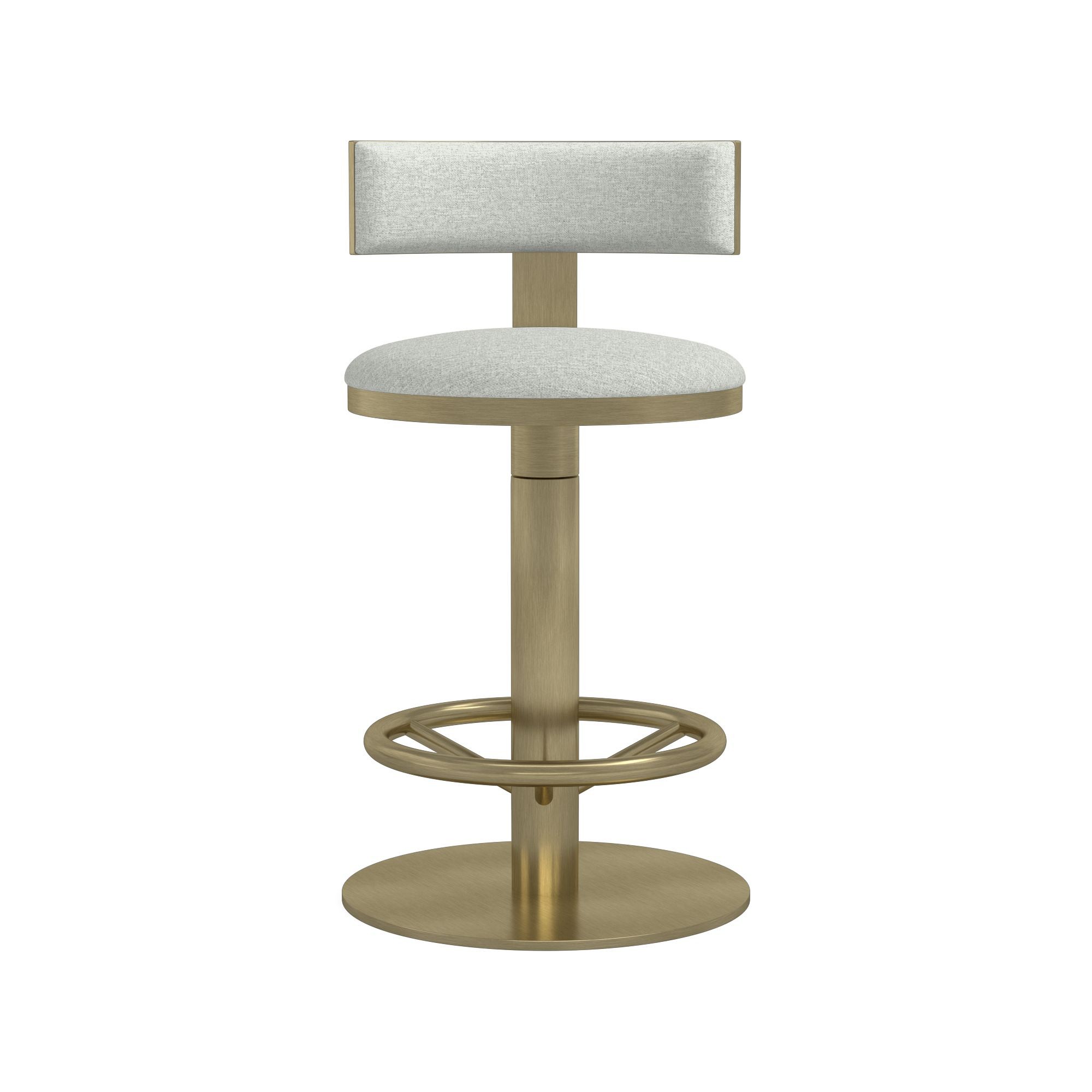 Larkin Upholstered Pedestal Counter & Bar Stool