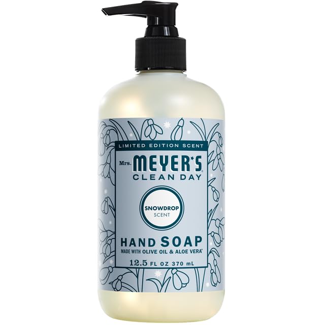 MRS. MEYER'S CLEAN DAY Hand Soap, Made with Essential Oils, Biodegradable Formula, Honeysuckle, 12.5 fl. oz - Pack of 3