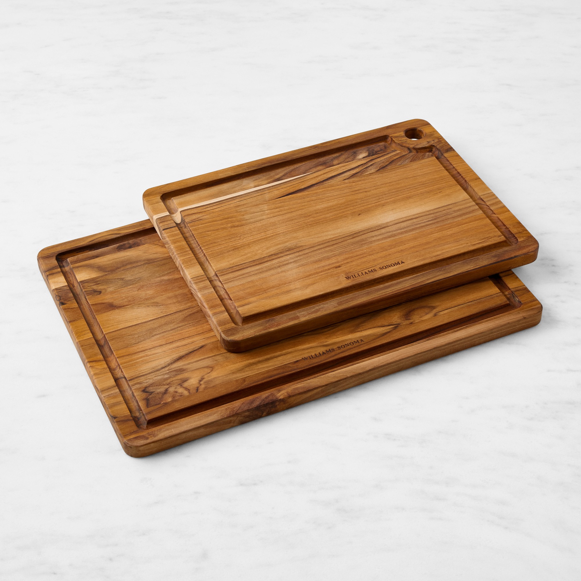 Williams Sonoma Teak Notch Board