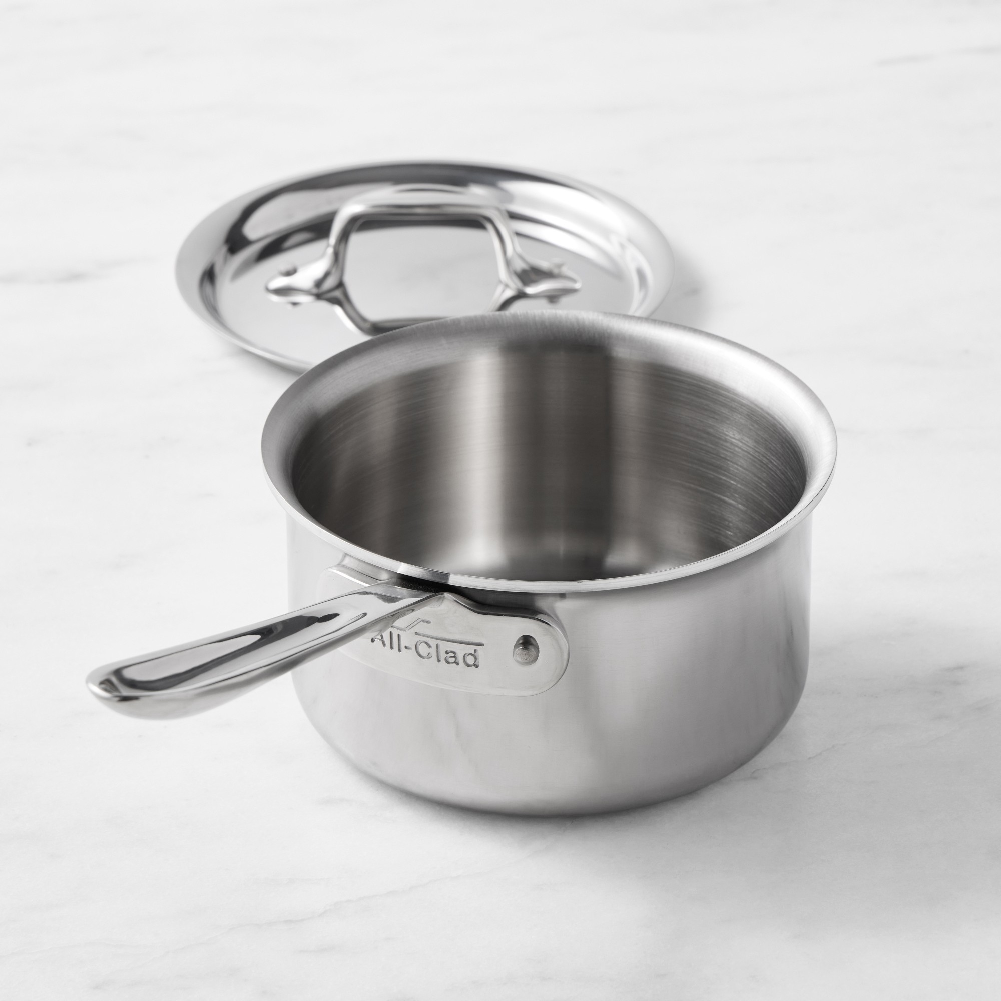 All-Clad D3® Tri-Ply Stainless-Steel Saucepan