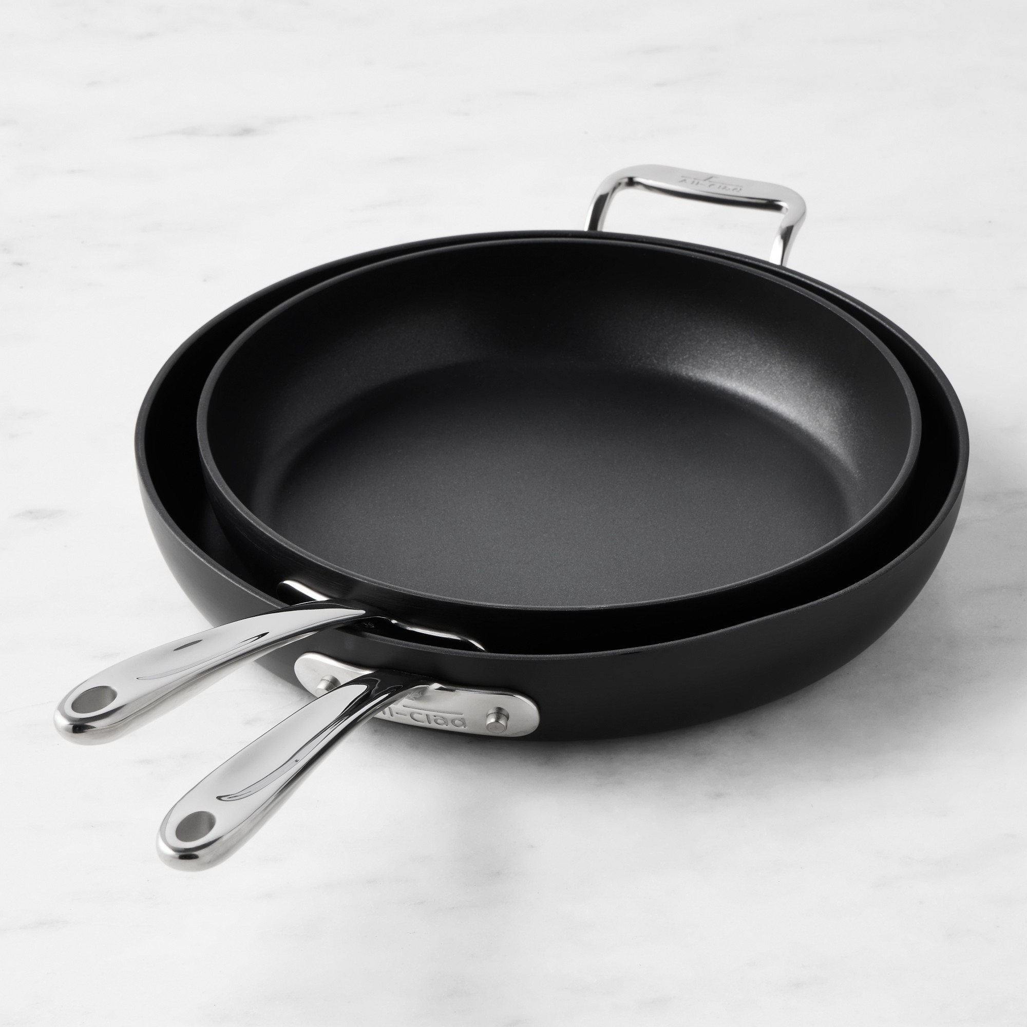 All-Clad HA1 Expert Hard Anodized Nonstick Fry Pan Set