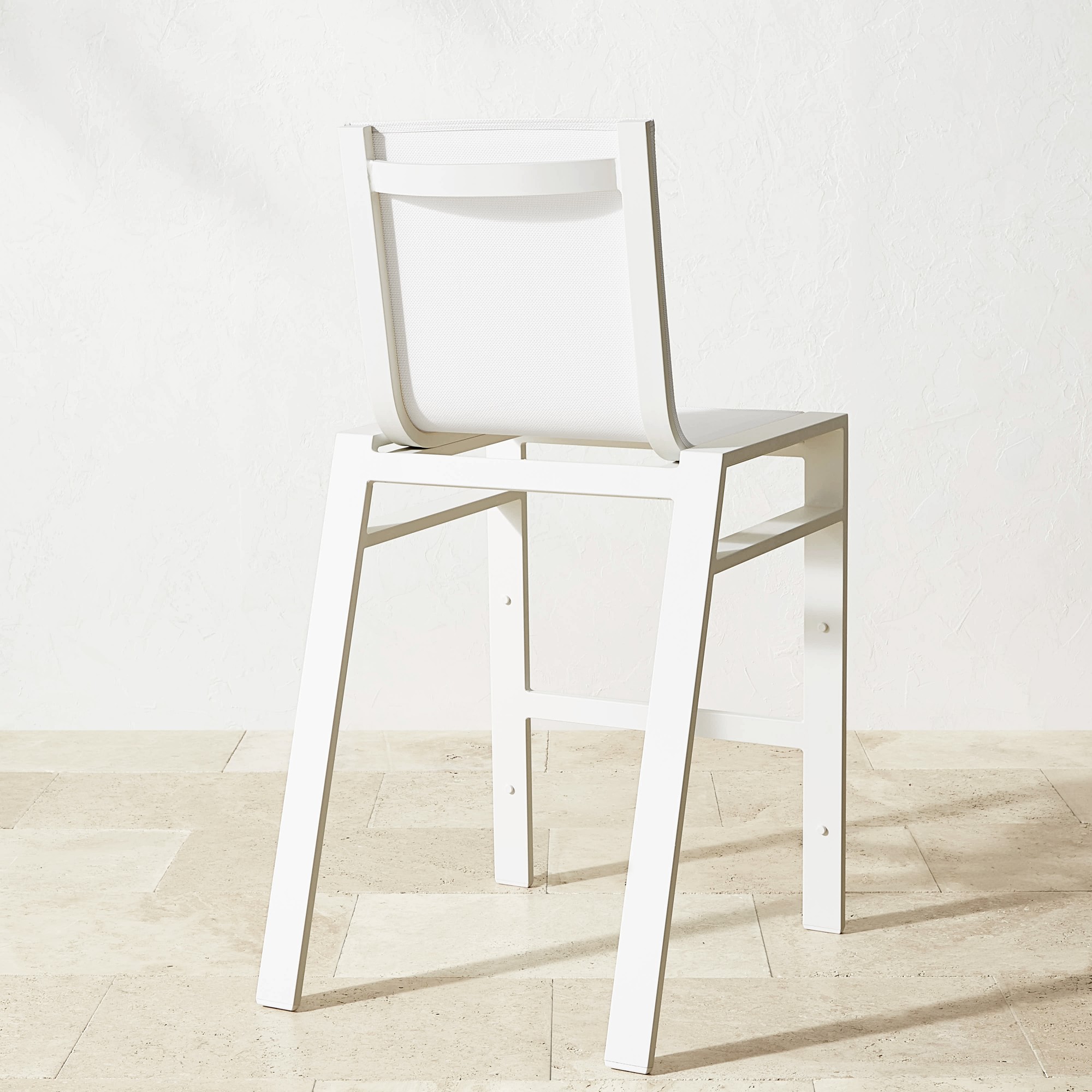 Santa Barbara Outdoor Metal Bar Stool