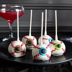 Chocolate Eyeballs Cake Pops, Set of 8