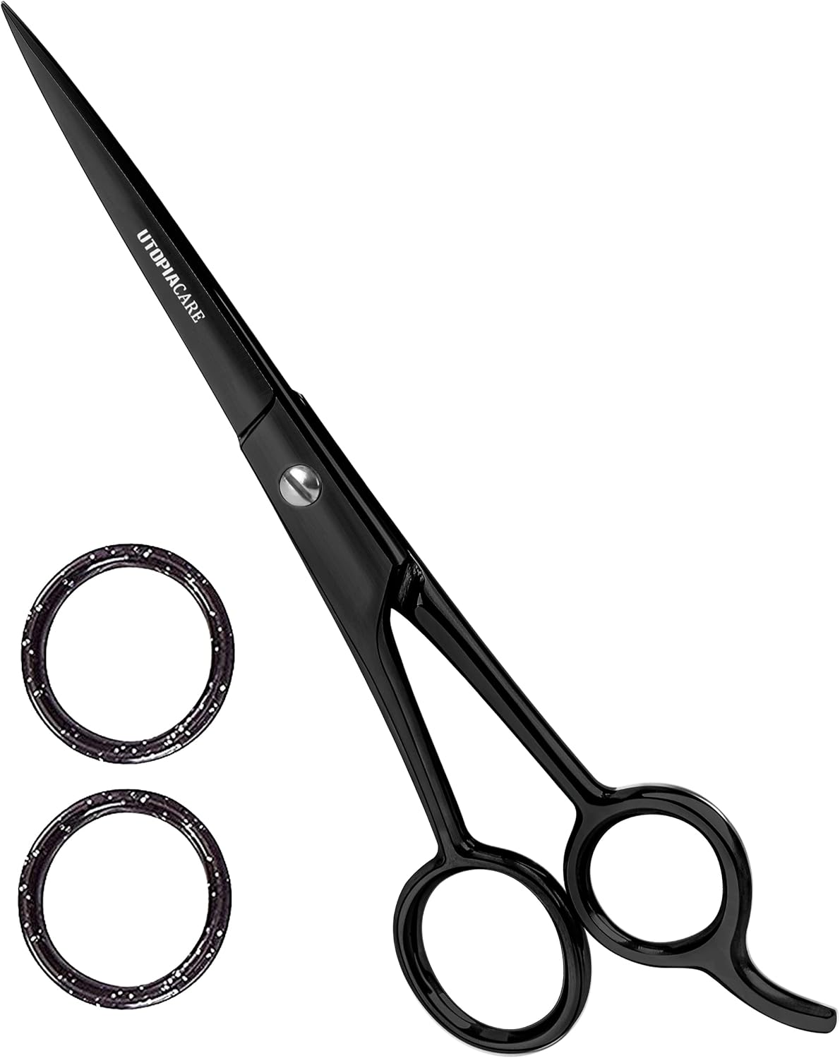 Utopia Care Hair Cutting and Hairdressing Scissors 6.5 Inch, Premium Stainless Steel shears with smooth Razor & Sharp Edge Blades, for Salons, Men & Women, Kids, Adults, & Pets - Silver