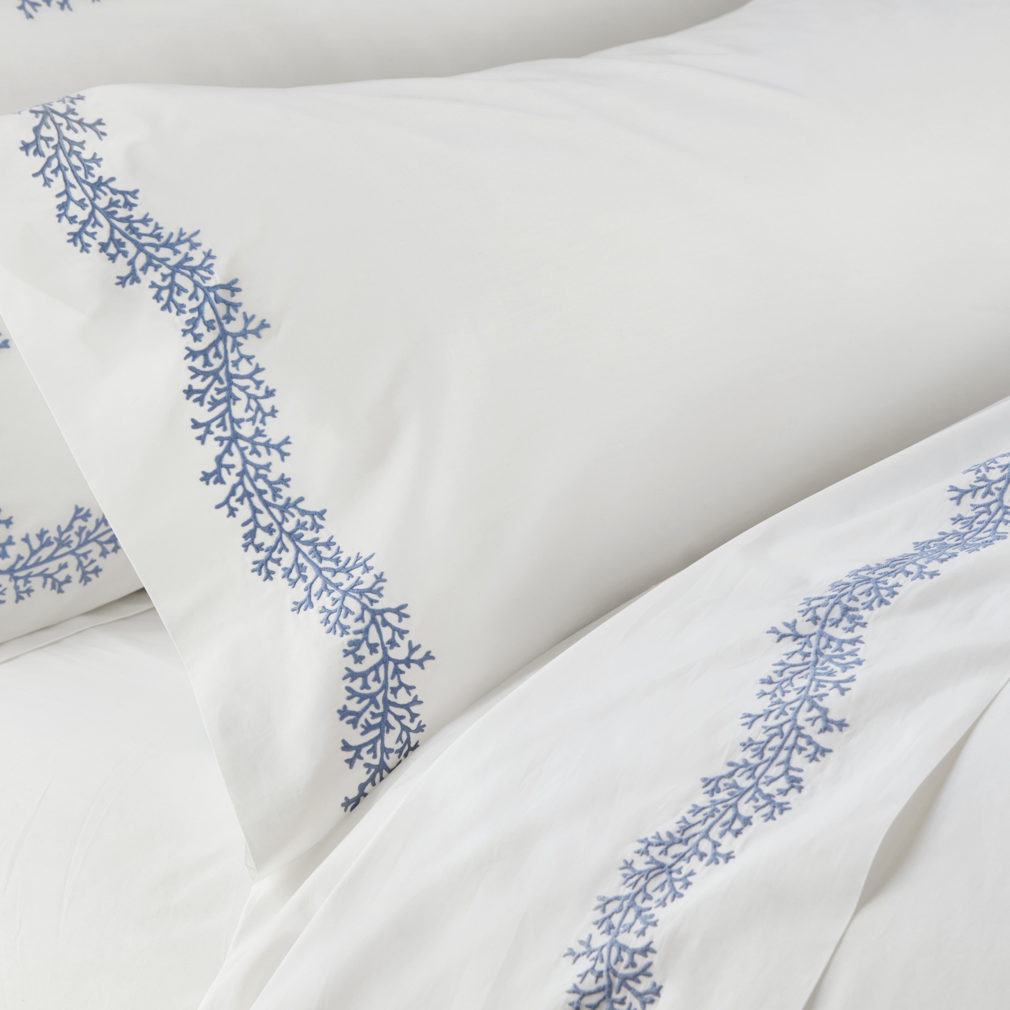 Marbella Percale Pillowcases, Set of 2 by Matouk®