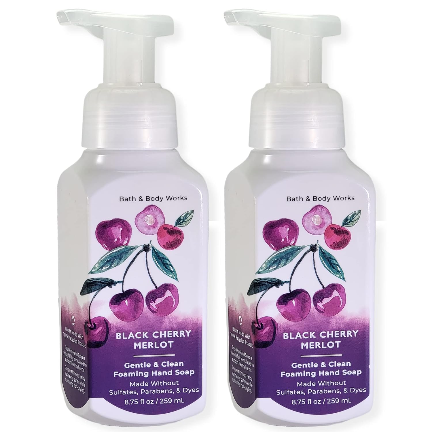 Bath and Body Works FRESH AND BRIGHT Hand Soaps - Set of 5 Gentle Foaming Soaps