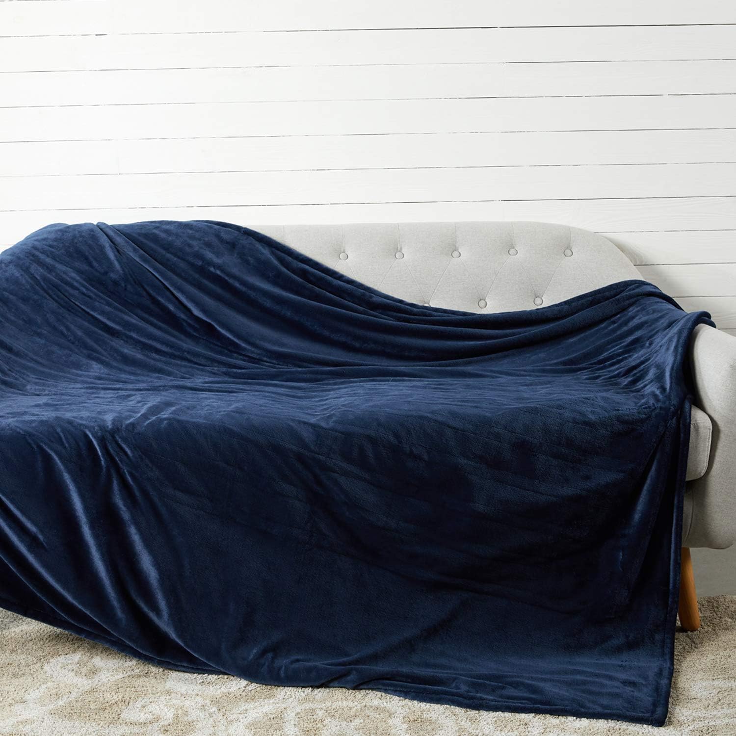 Tefici Electric Heated Blanket Throw, Super Cozy Soft 2-Layer Flannel 50