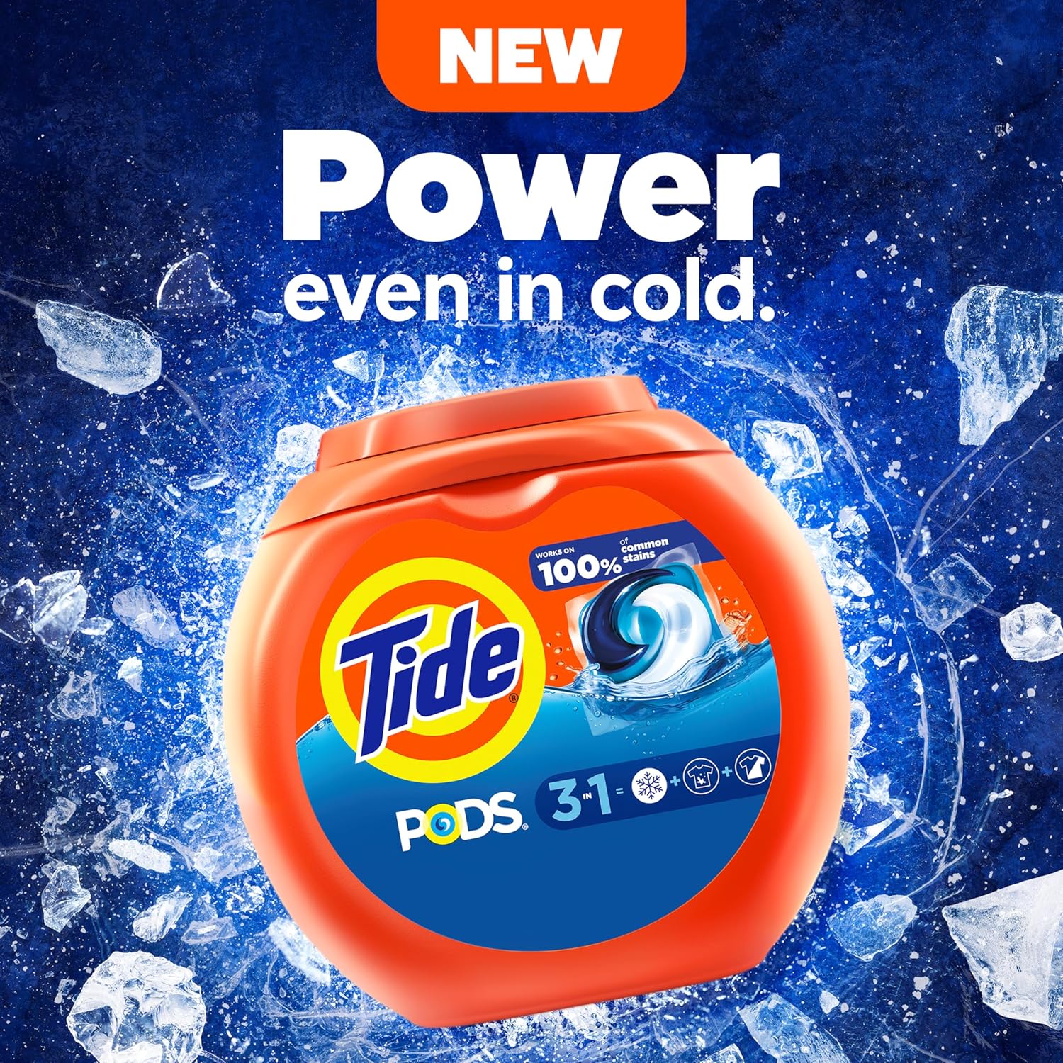 Tide PODS Laundry Detergent Pacs, Original Scent, 112 Count, Powerful 3-in-1 Clean in one Step, HE Compatible