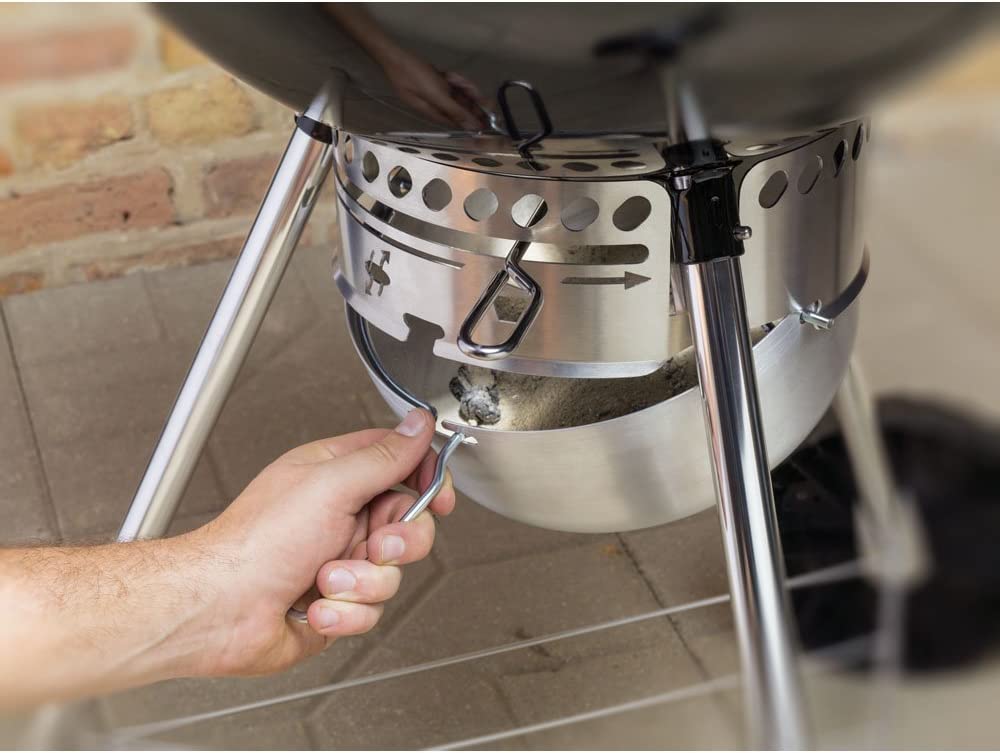 Weber Original Kettle Premium Charcoal Grill, 22-Inch, Black