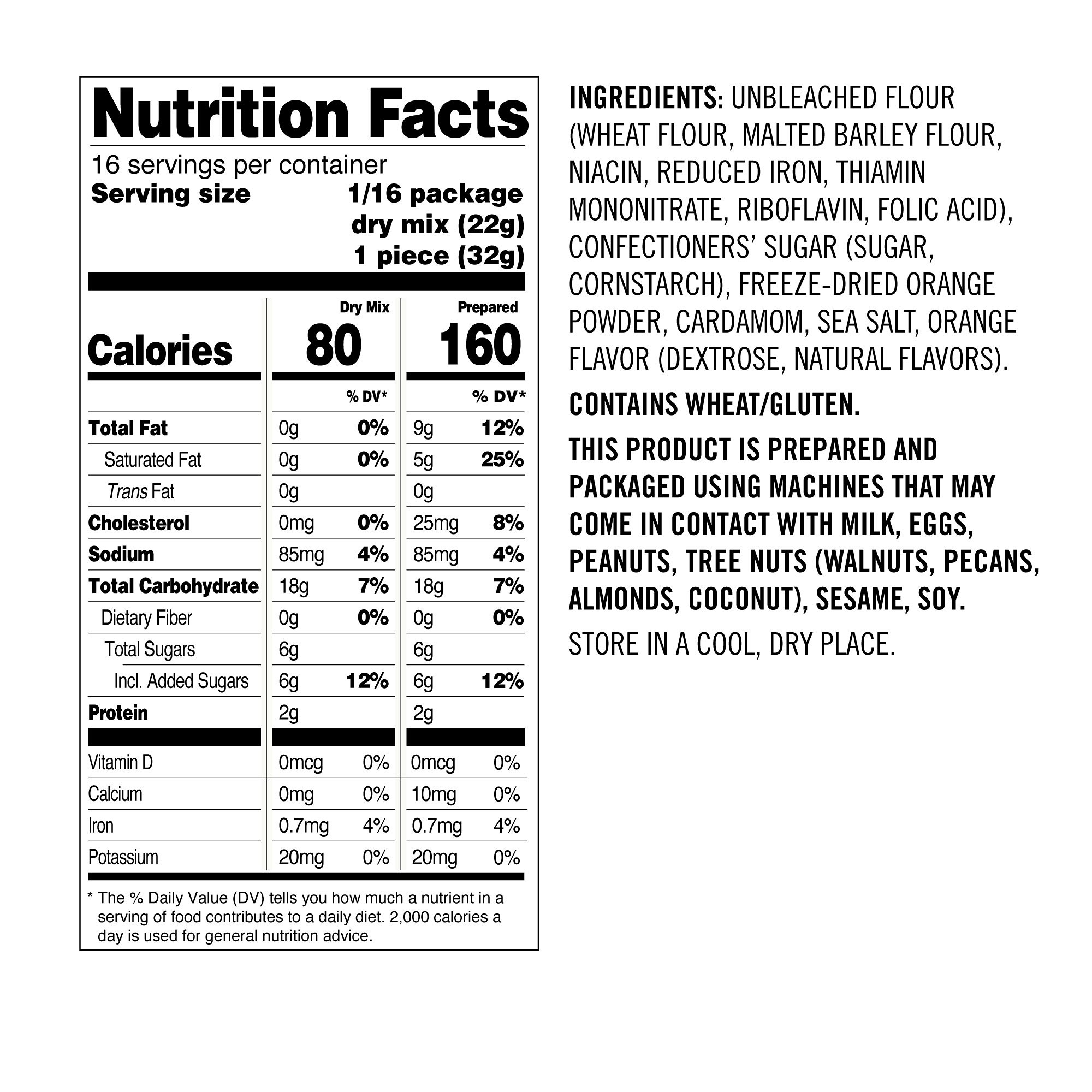 Bridgerton x Williams Sonoma Orange Cardamom Shortbread Mix